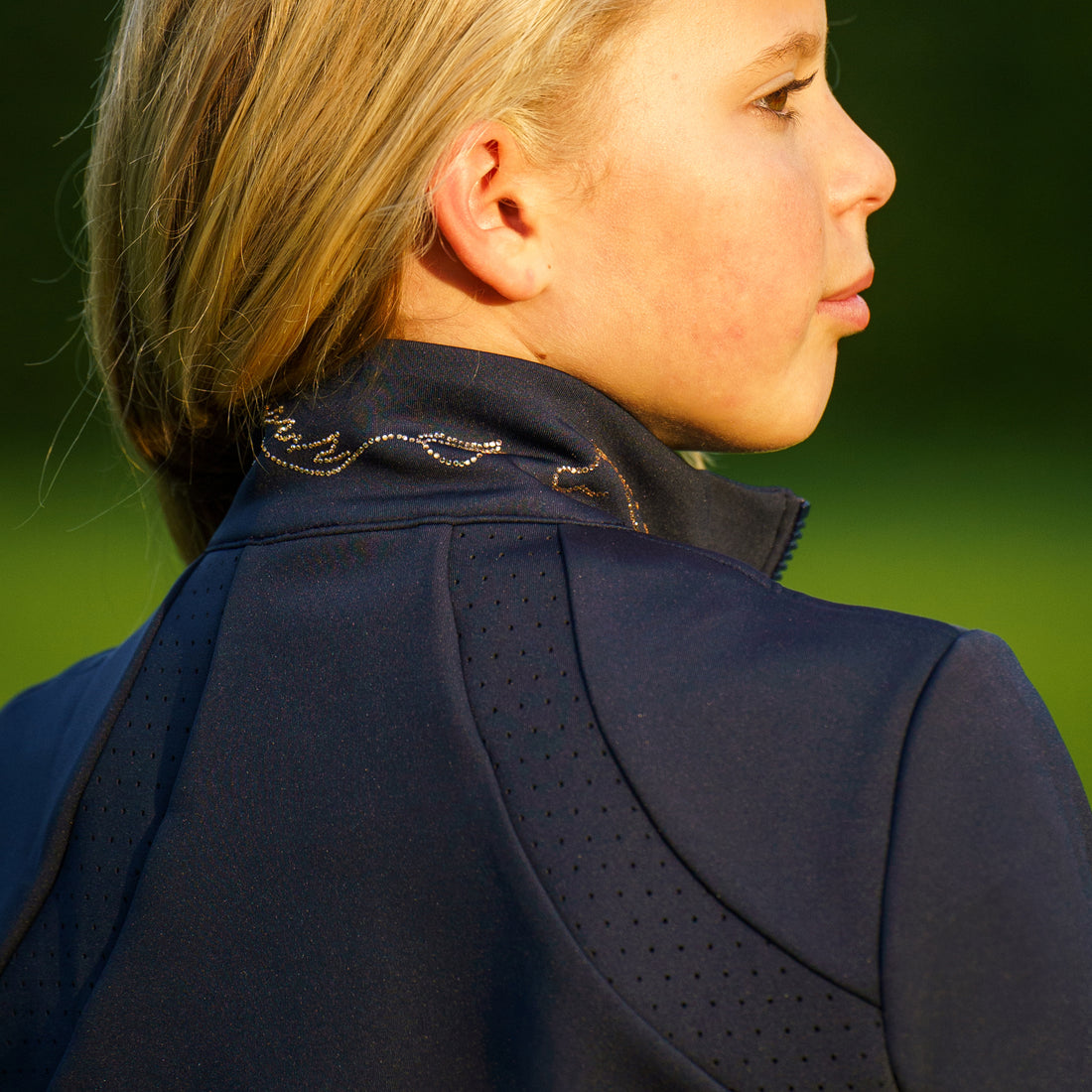 HV Polo - Børn, Tech cardigan, Lilian - Navy