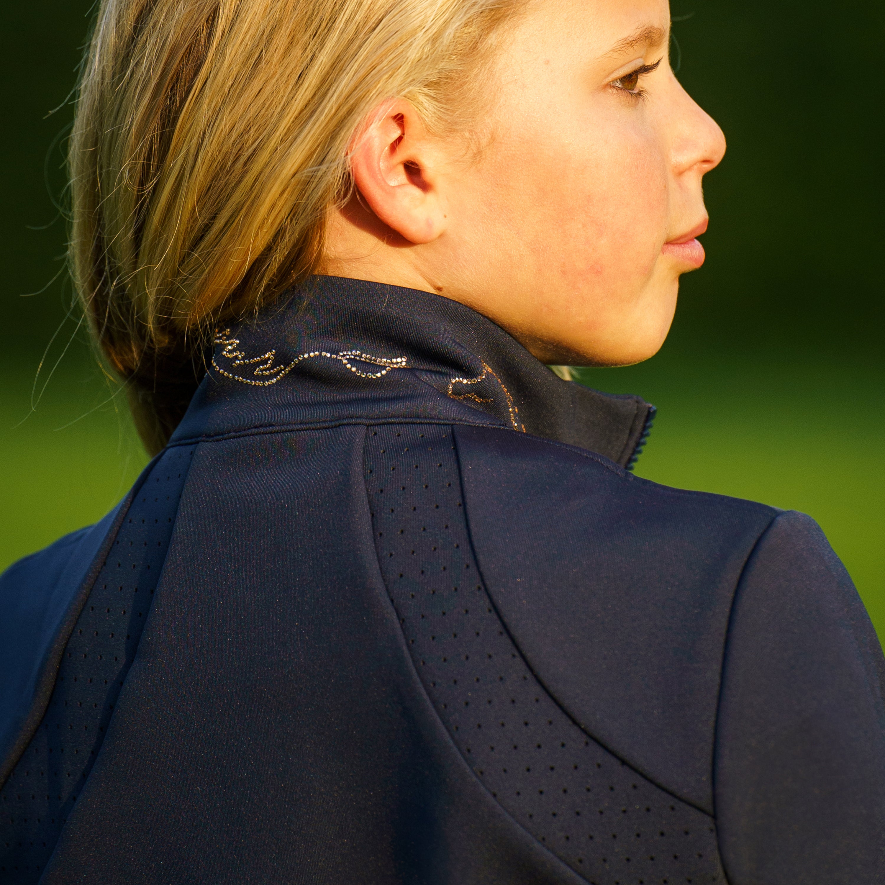 HV Polo - Børn, Tech cardigan, Lilian - Navy