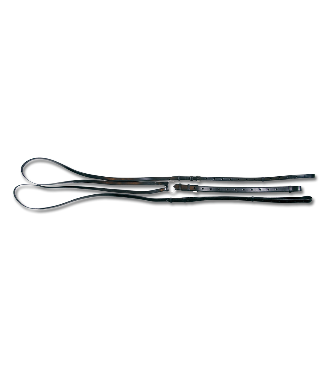Waldhausen - Lunge-Draw-Reins X-Line Leather, black