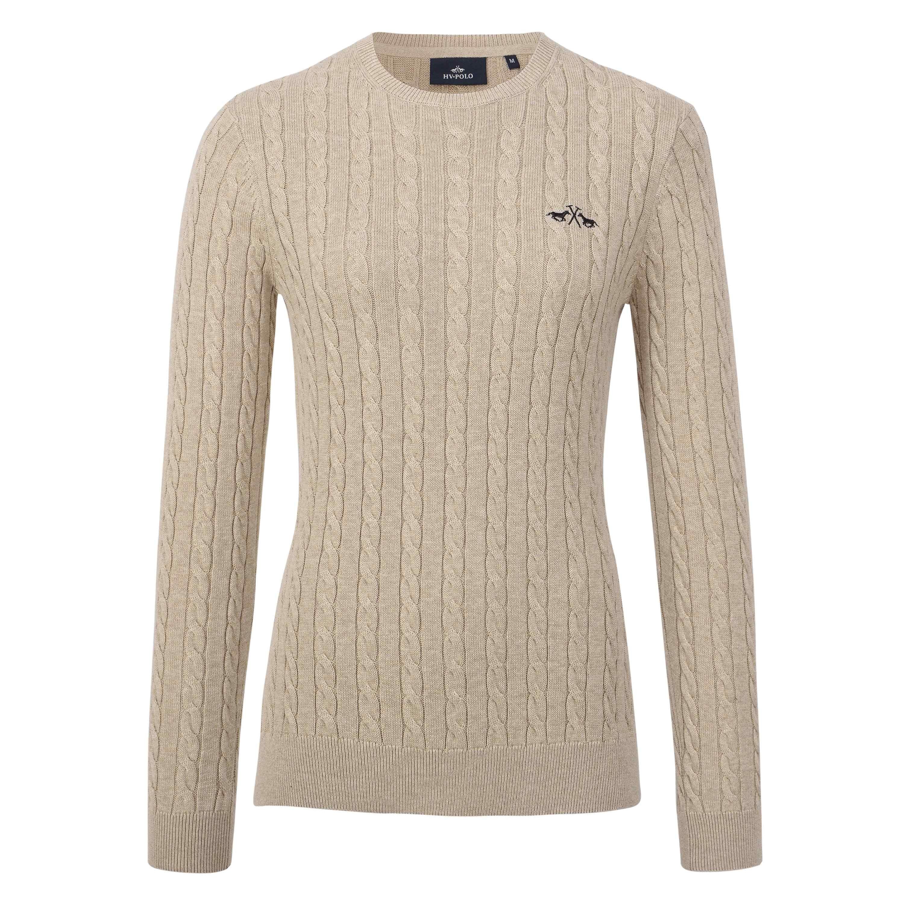 HV Polo - Dame, pullover, Deanne - Natural heather