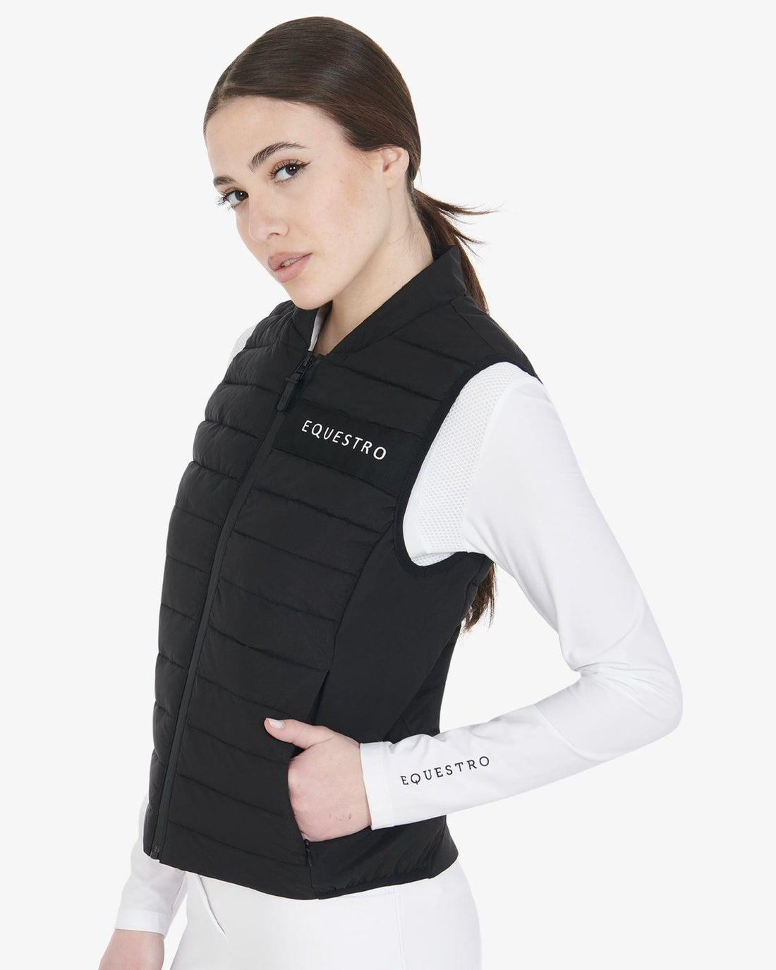 Equestro -Technical, Vest, Dame, Black