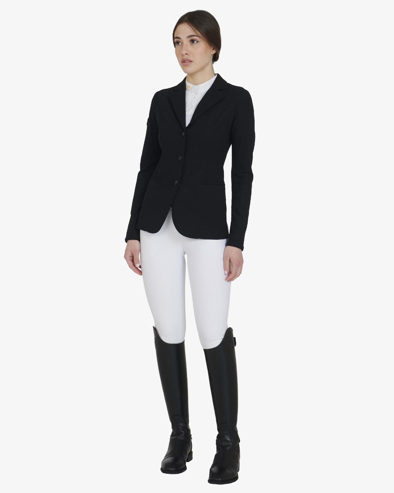 Equestro - Dame, stævnejakke, "three-button"  Black