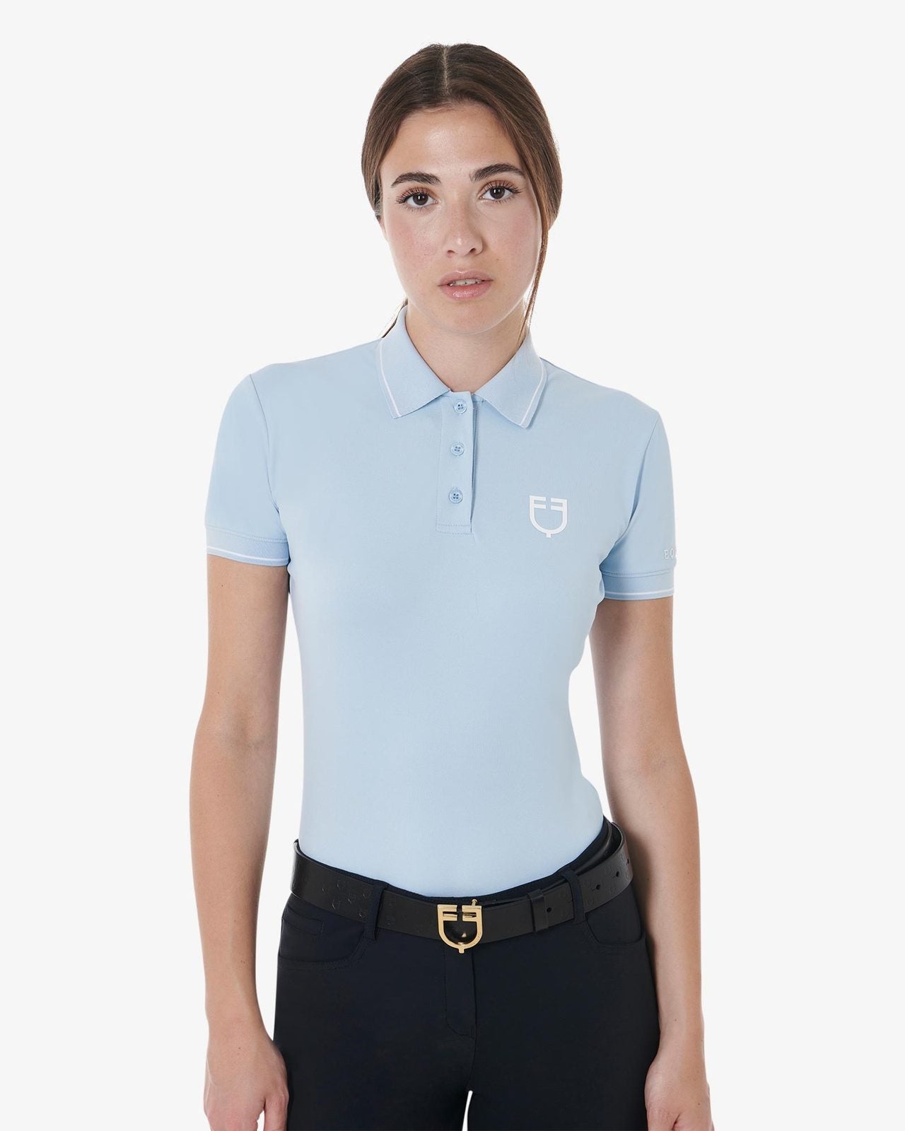 Equestro - Poloshirt, åndbart, materiale, Dame