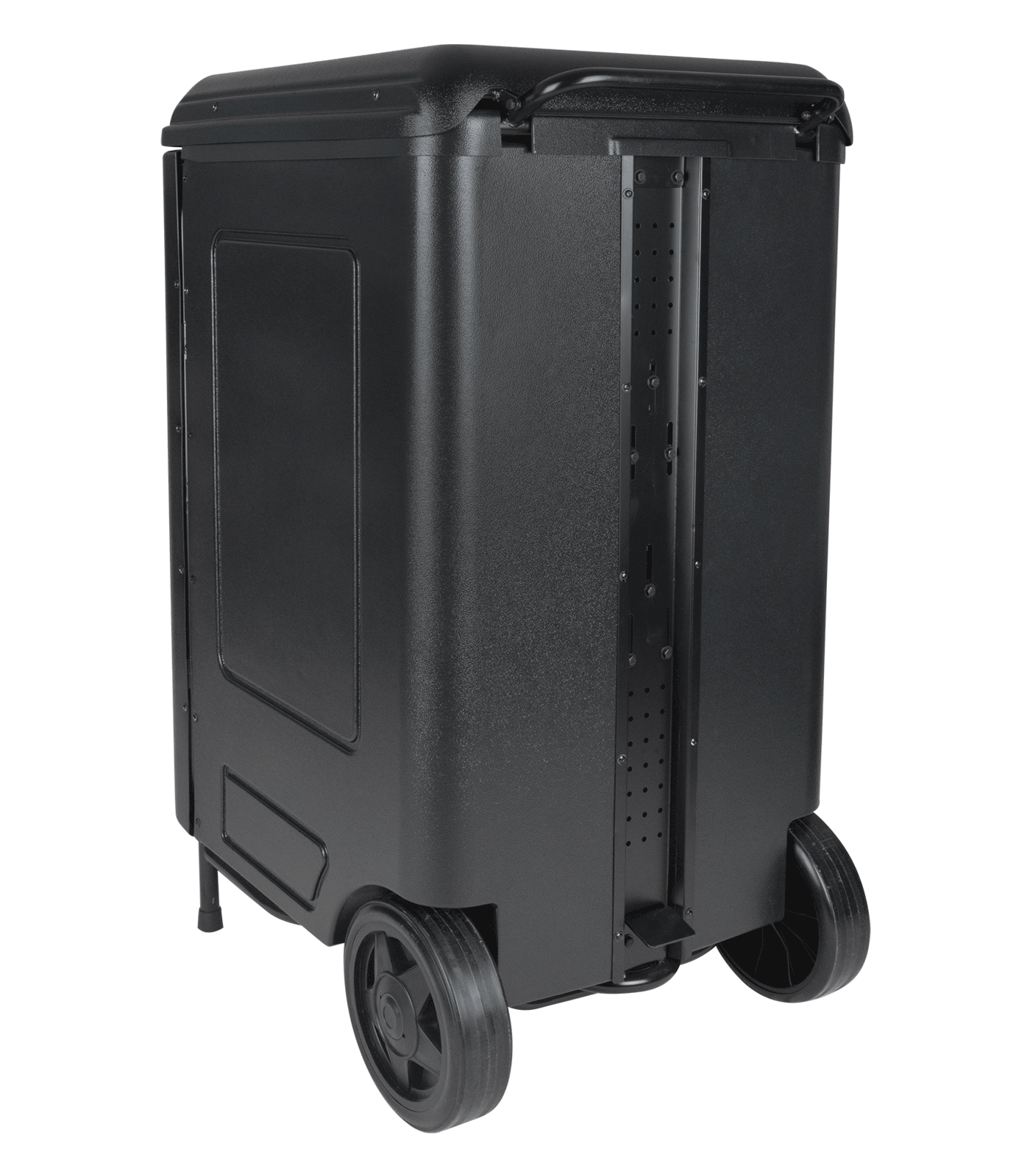 Waldhausen - Tack box with weels, black