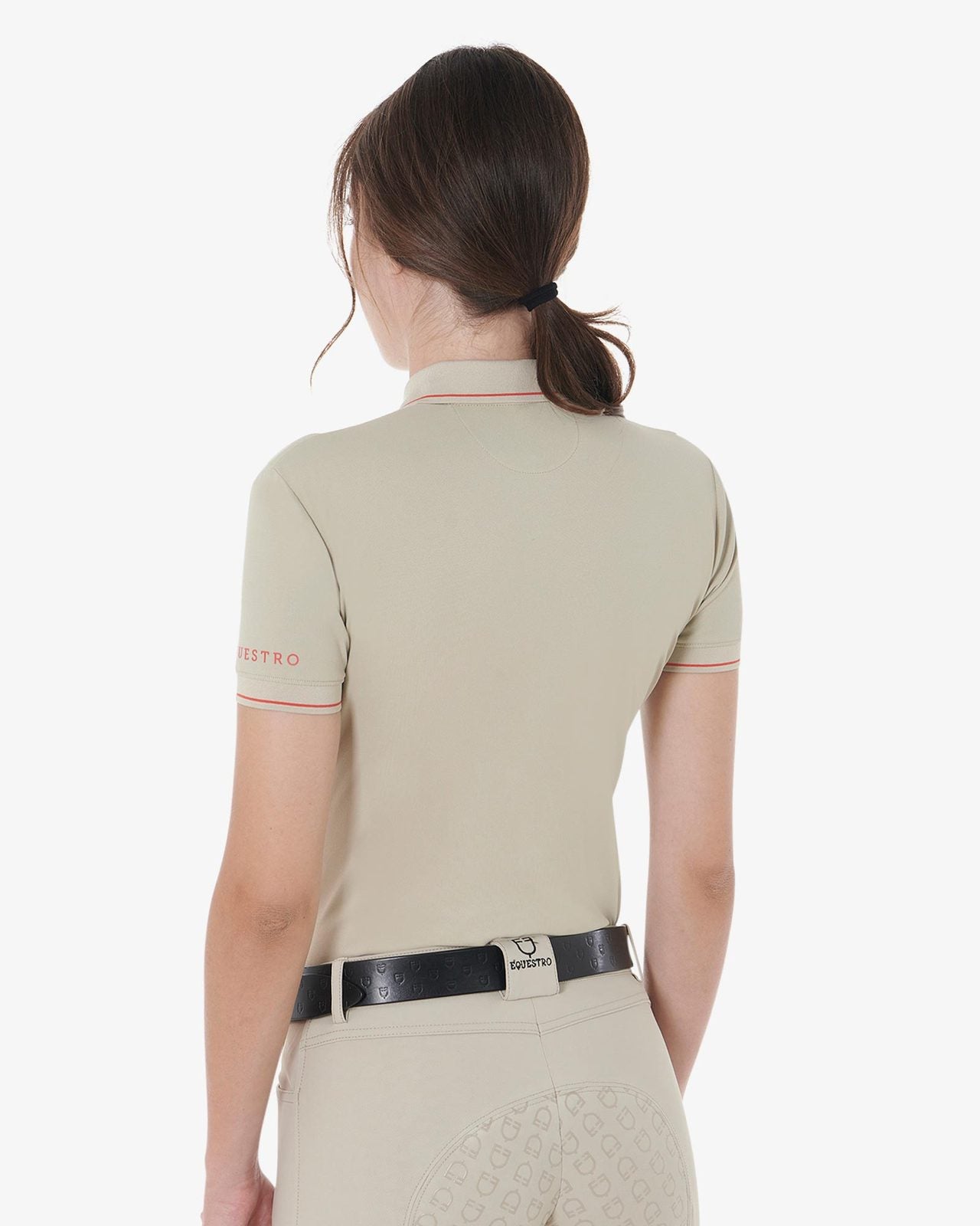 Equestro - Poloshirt, åndbart, materiale, Dame