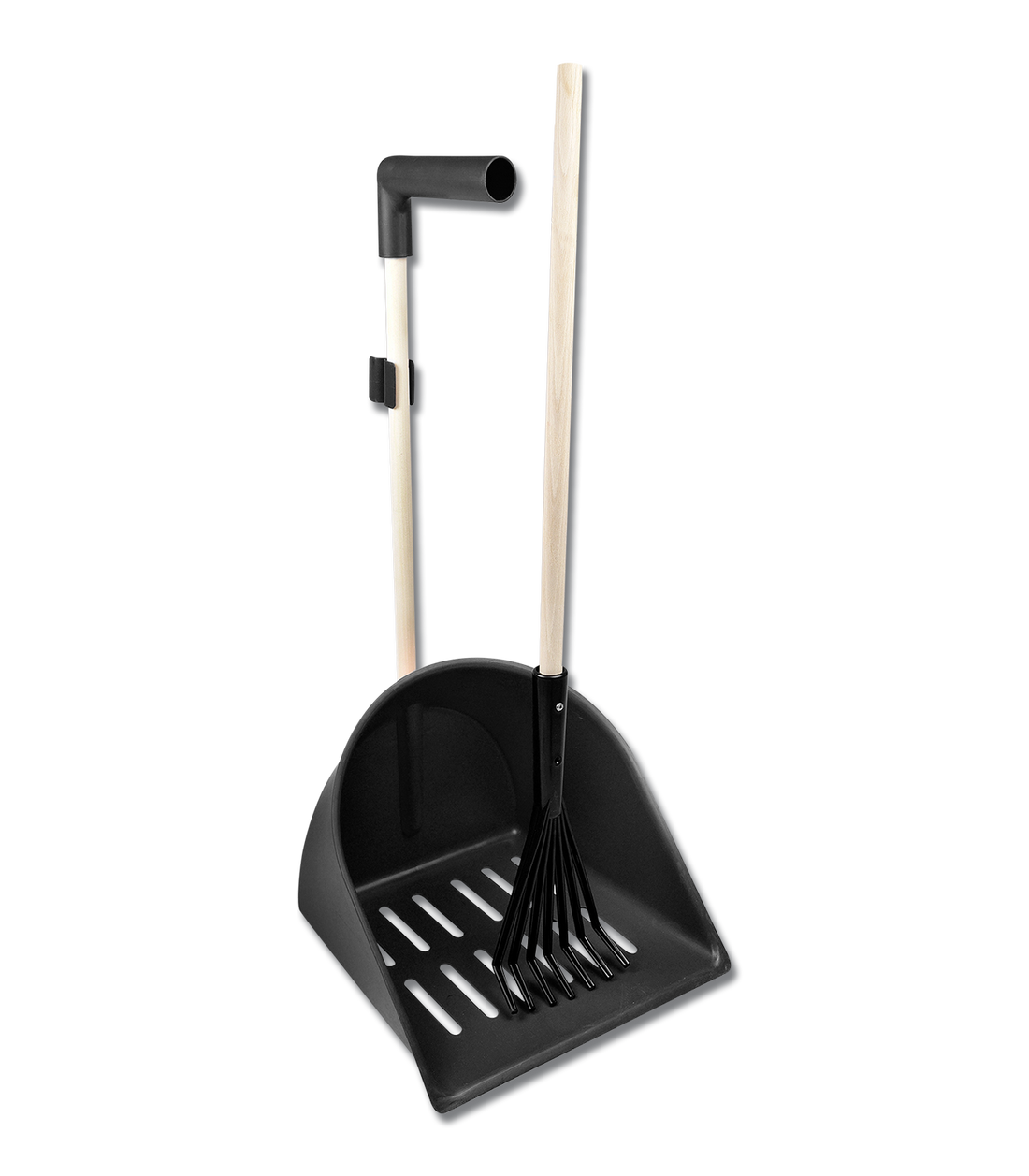 Waldhausen - XL stable butler Shaker for easy clean, black, unmounted
