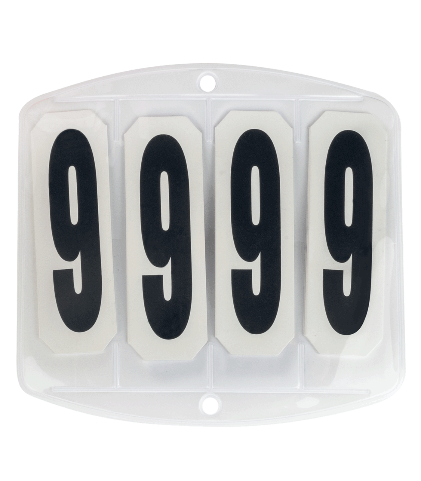 Waldhausen - Event-Pad-Numbers with touch tape, white, 4-digits
