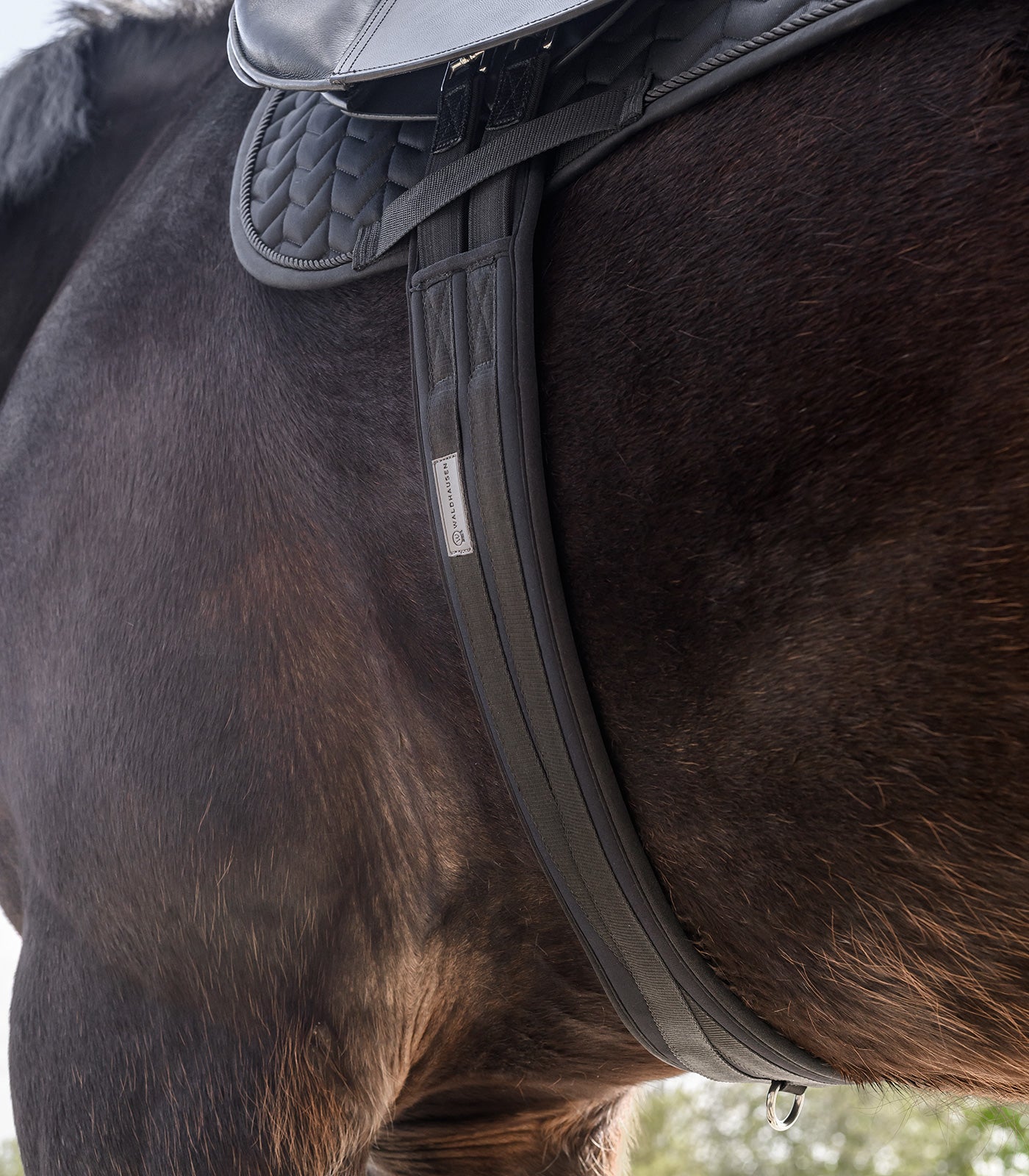 Waldhausen - saddle girth memory foam, black