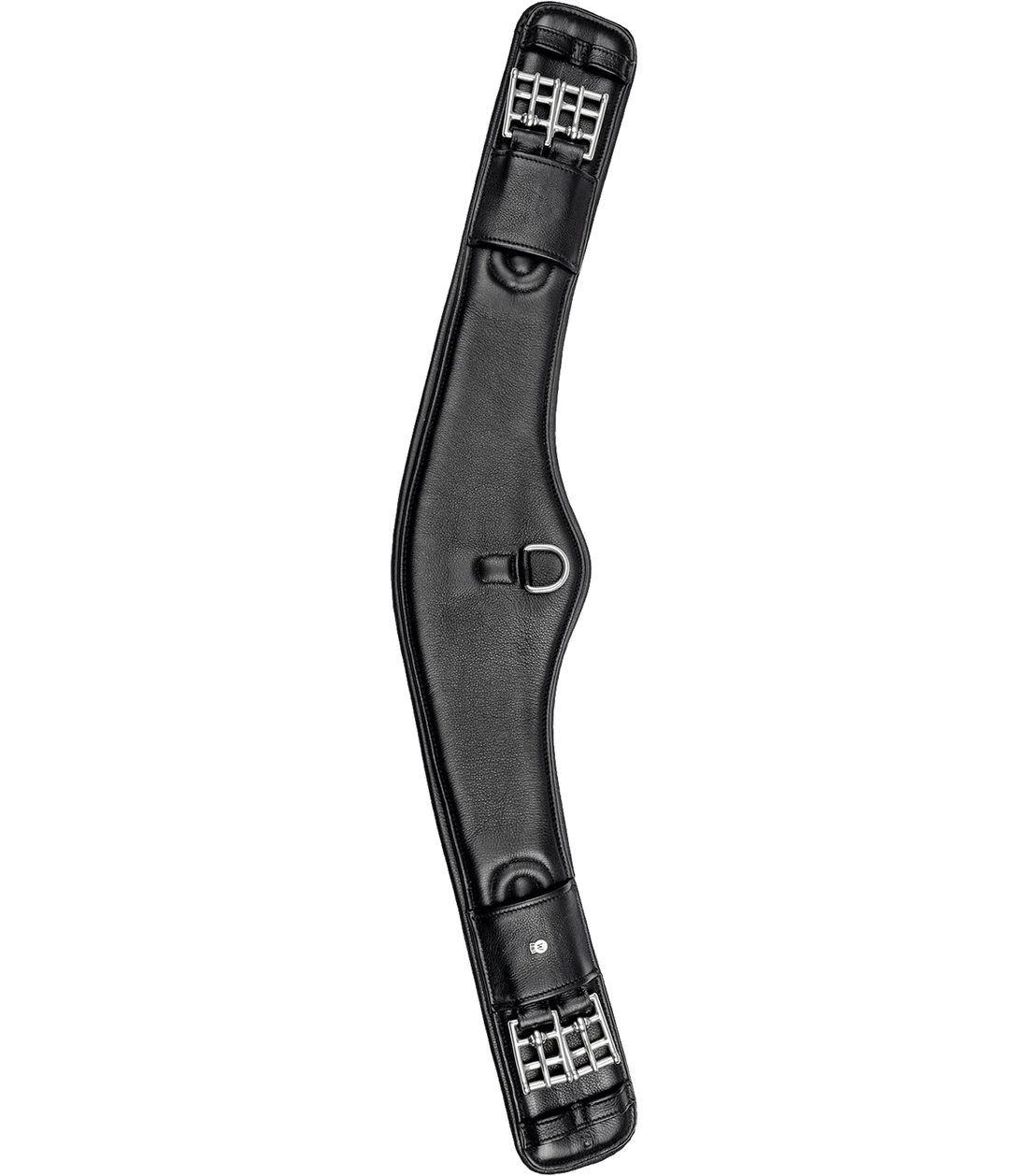 Waldhausen - Leathergirth short Contour, black
