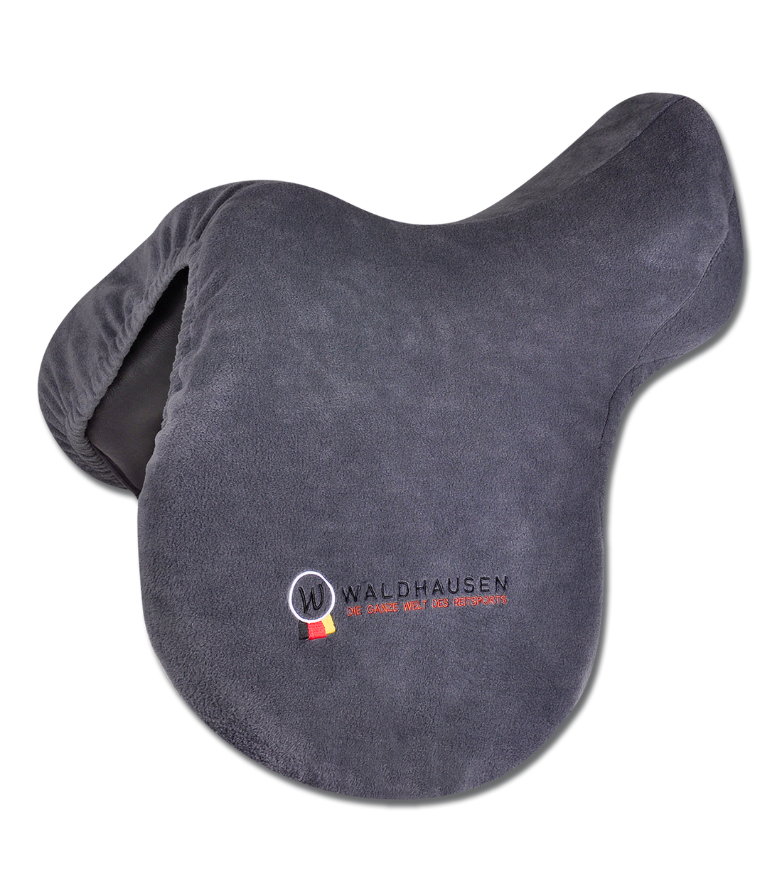 Waldhausen - Saddlecover Fleece, grau, Waldhausen Stick