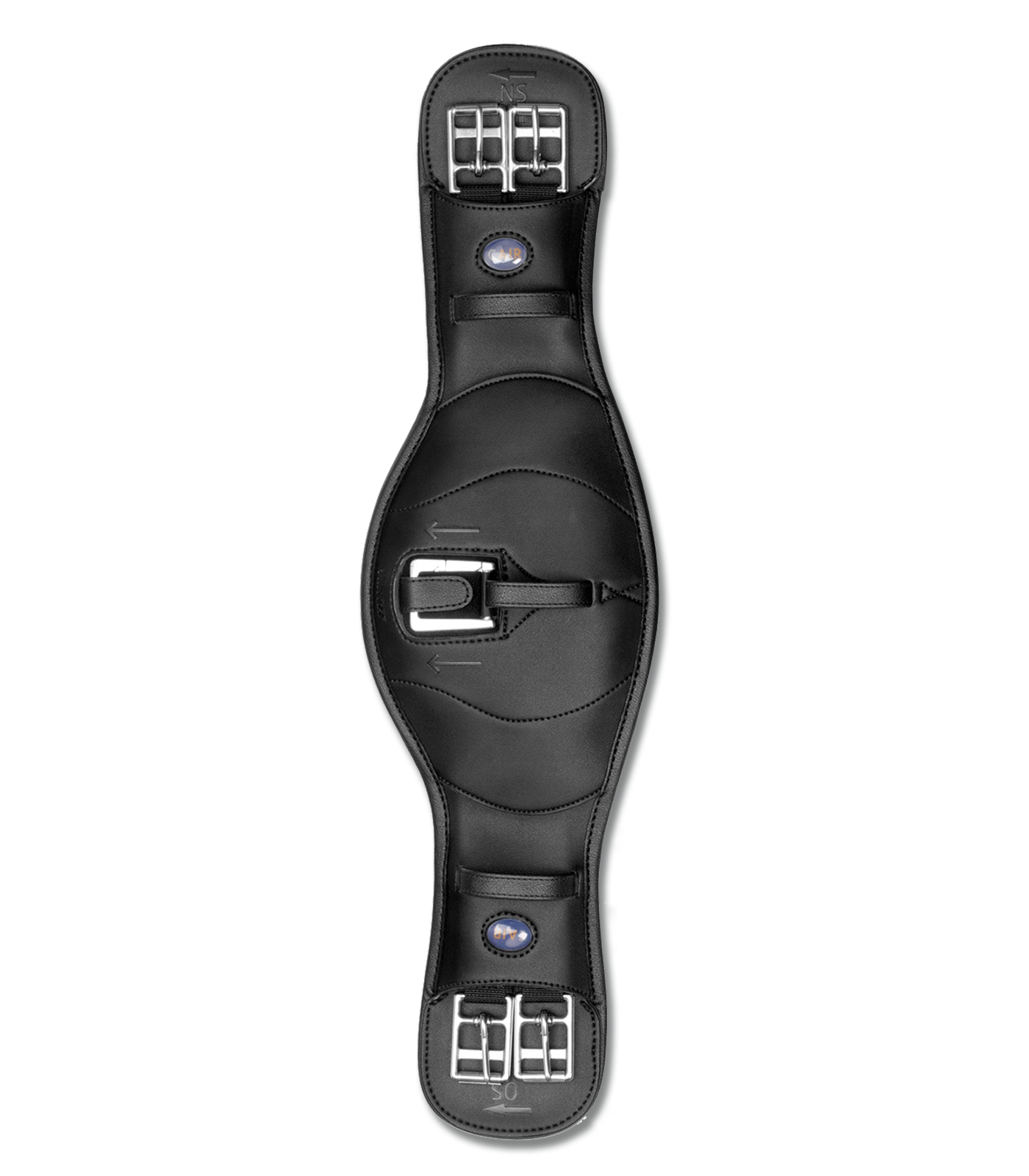 WINTEC - Wintec Dressage elastic Girth with Cair, black