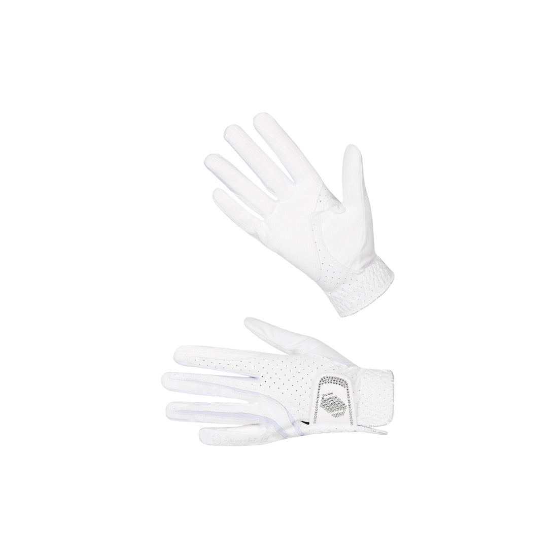 Samshield - Handsker, V-Skin Swarovski, Hvid