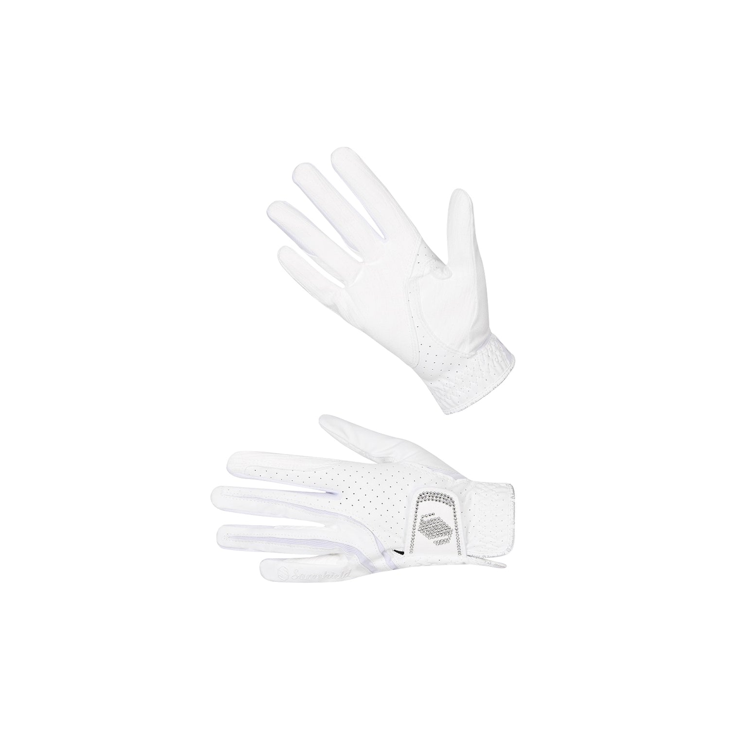 Samshield - Handsker, V-Skin Swarovski, Hvid