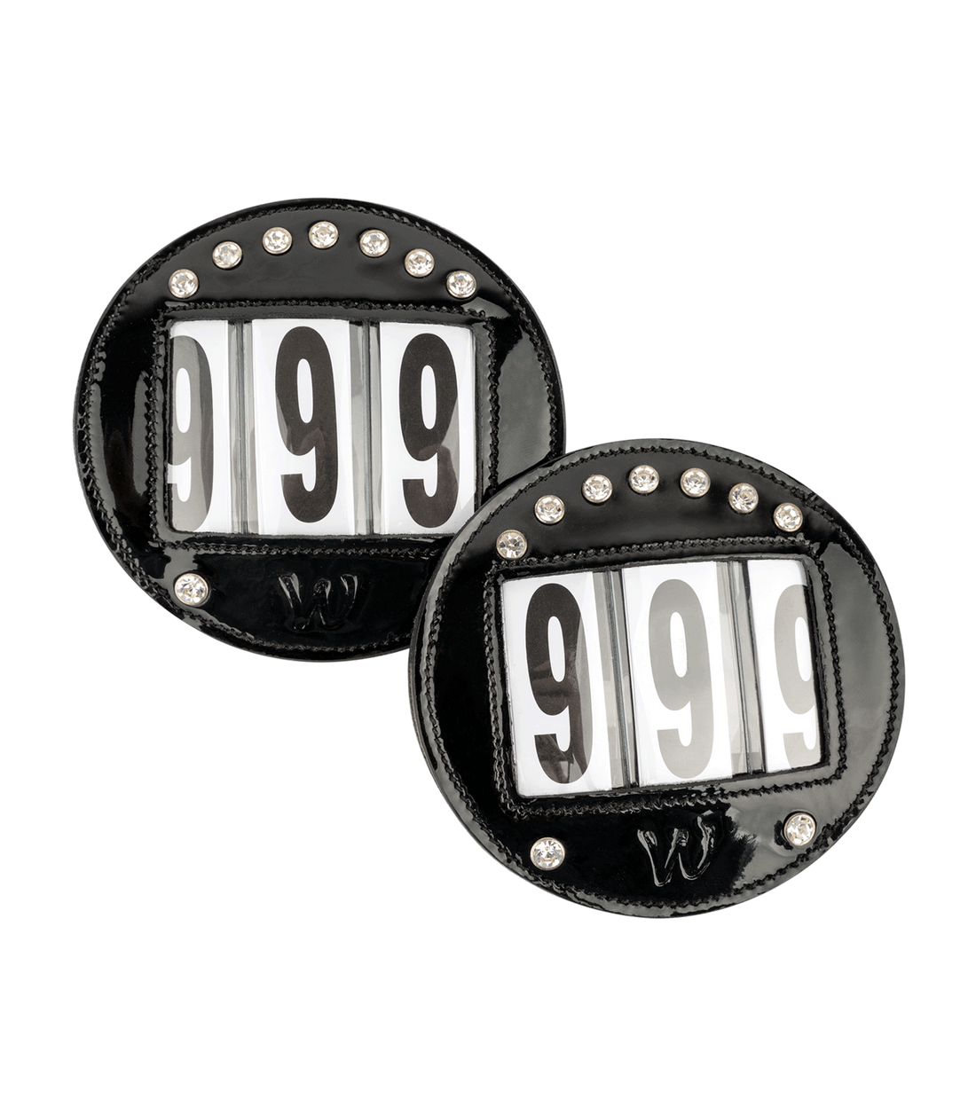 Waldhausen - Head number leather, round, patent black