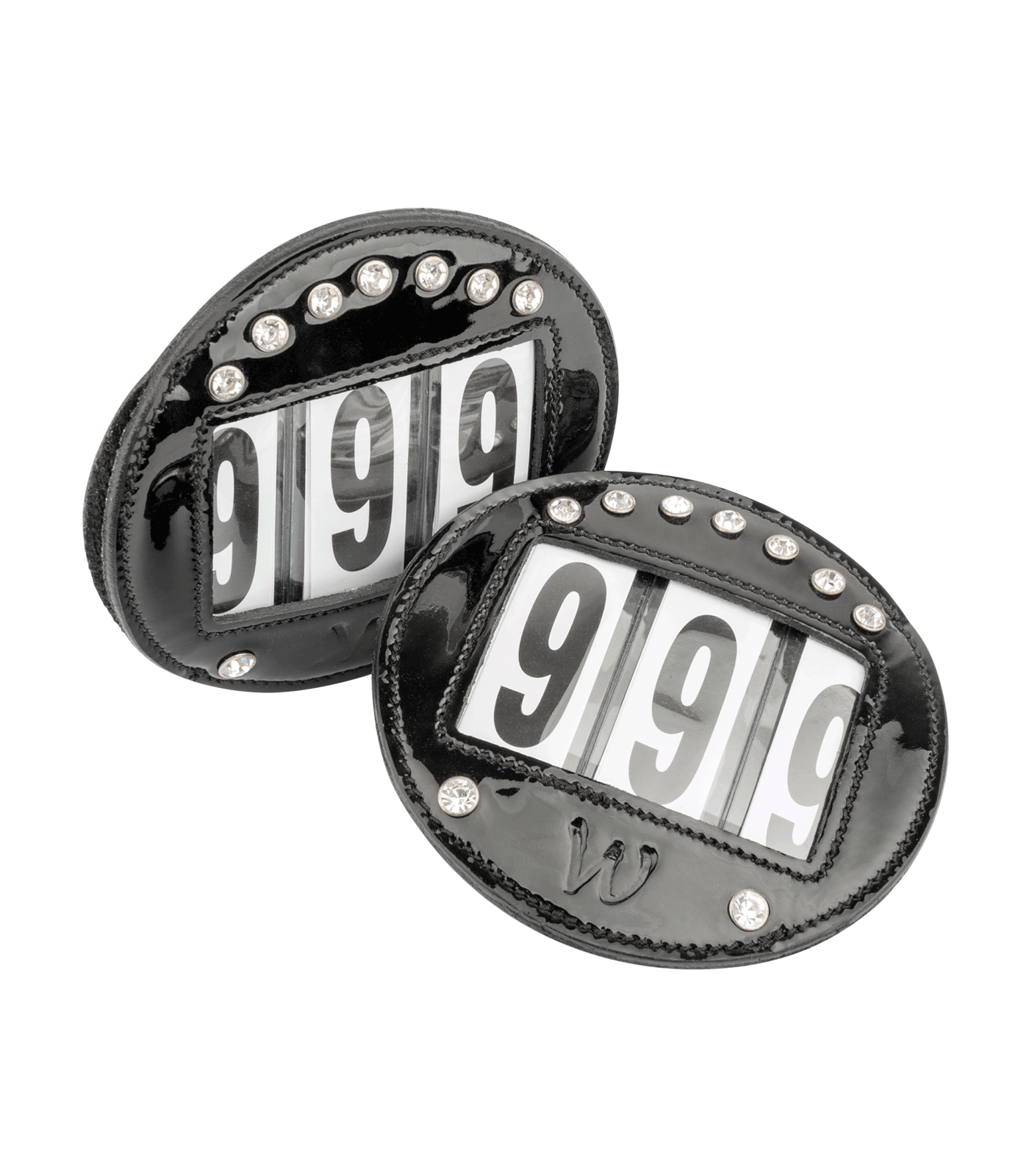 Waldhausen - Head number leather, round, patent black