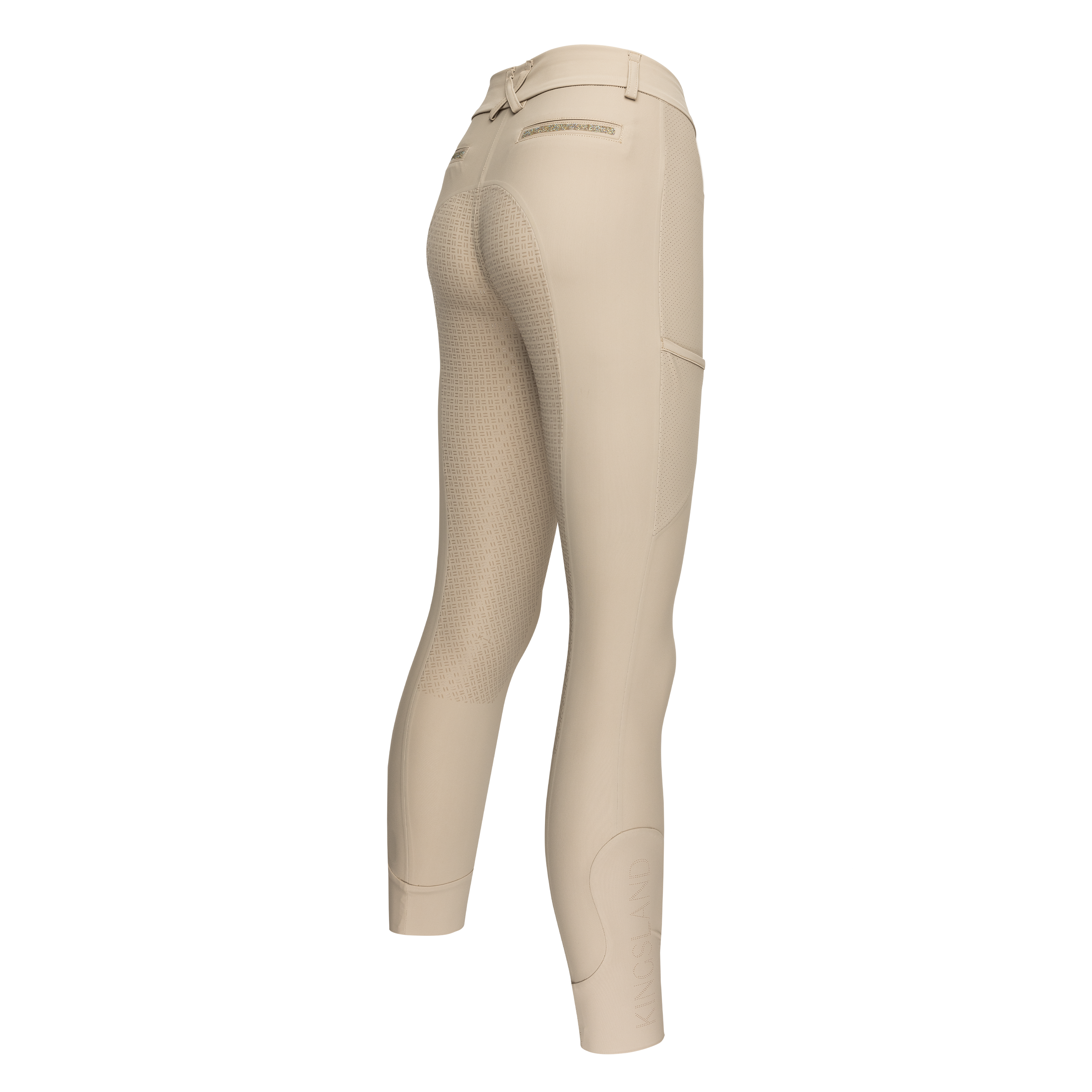 Kingsland - Kerry, Ridebukser, F Grib, Seamless, Dame - Beige & Hvid