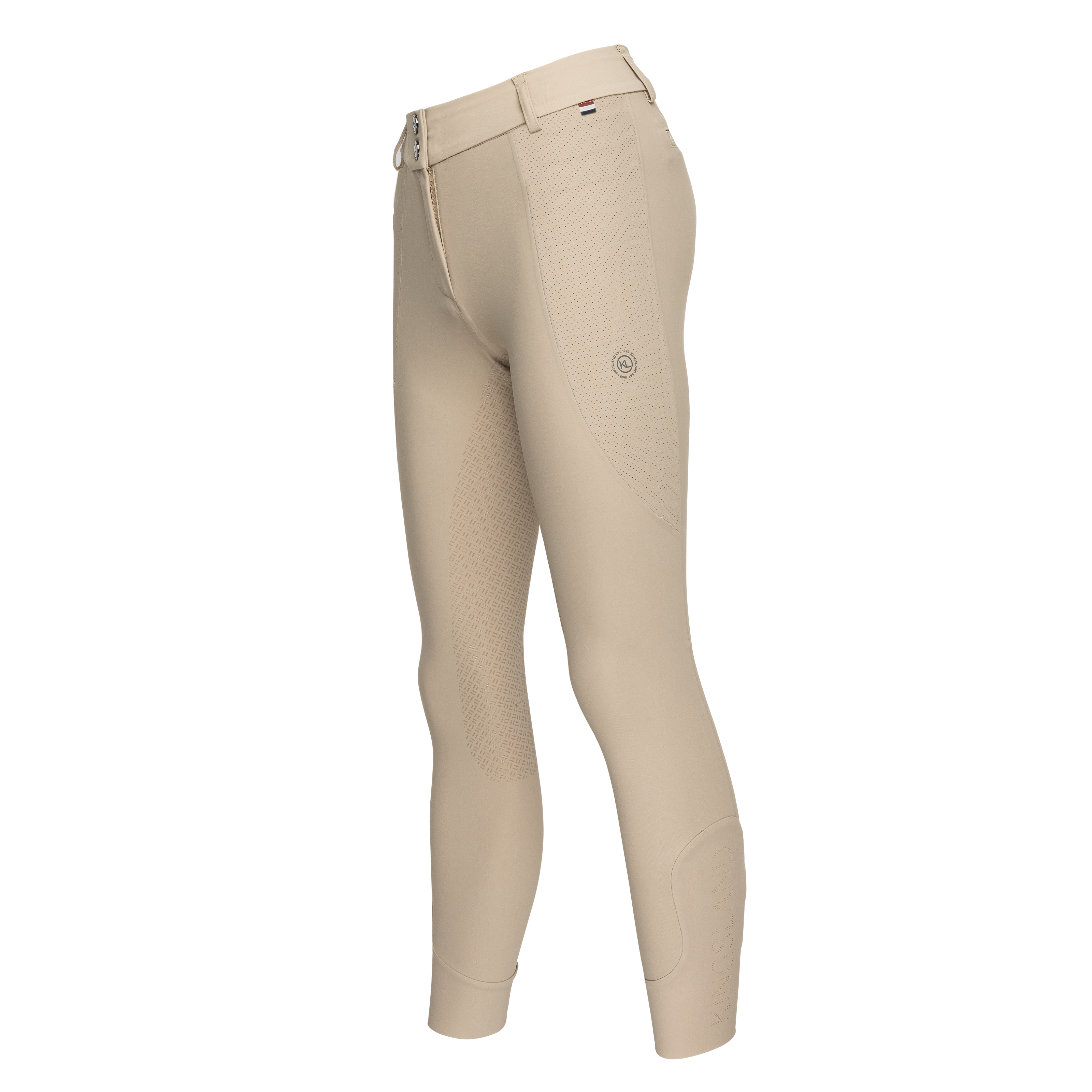 Kingsland - Kerry, Ridebukser, F Grib, Seamless, Dame - Beige & Hvid