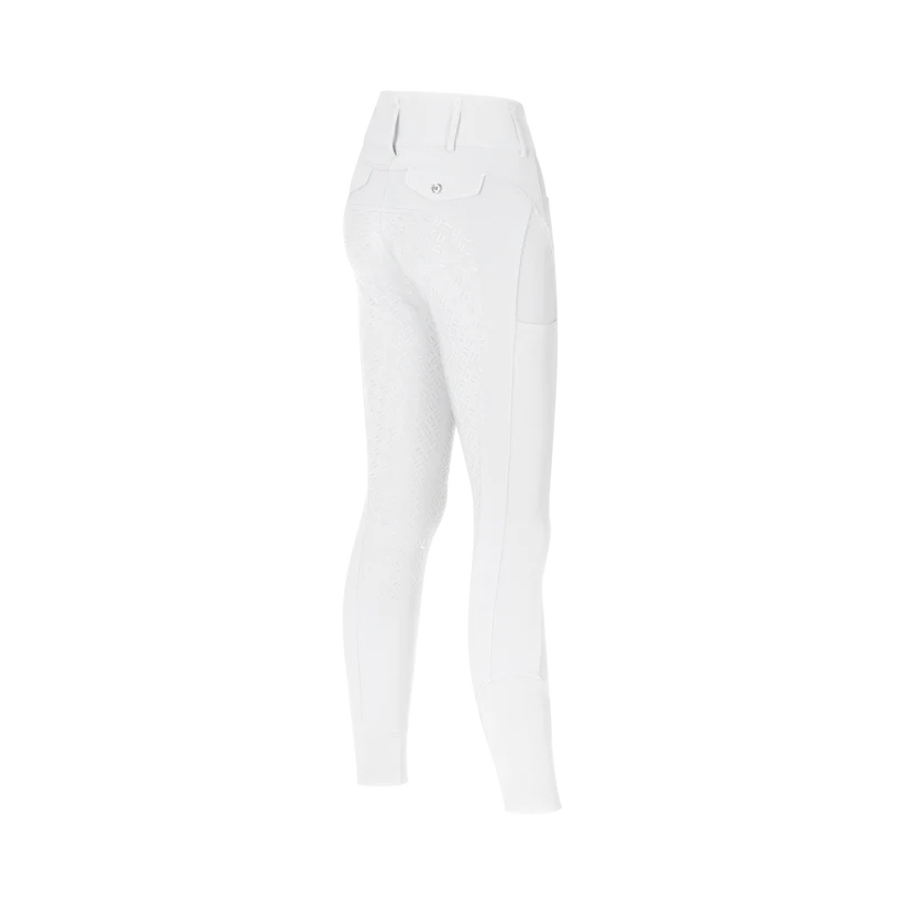 Kingsland - Dame ridebukser, F-grip, Kimi - Hvid