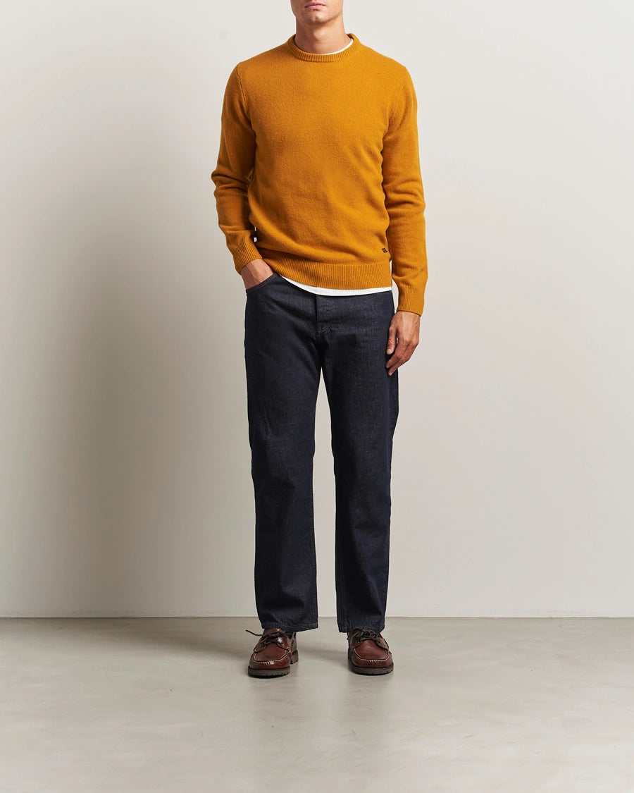Barbour - Herre, Strik, Patch Crew, Dark Copper