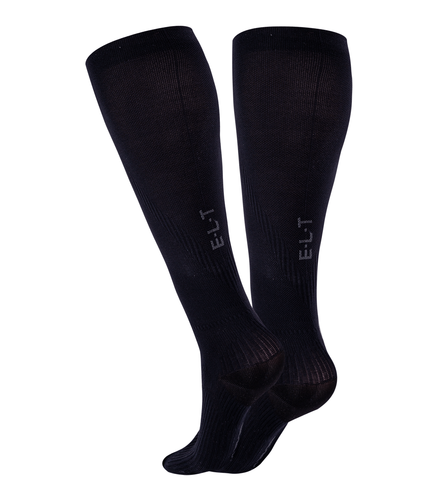 ELT - Riding Socks Compression, black