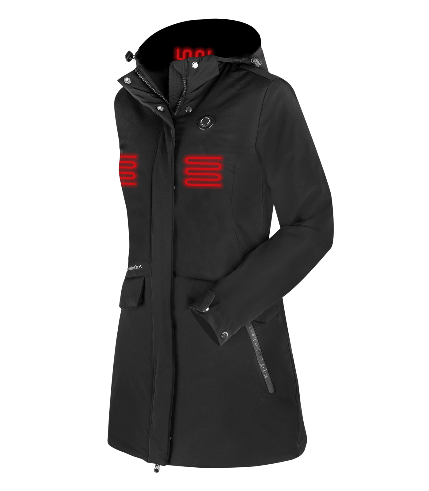 ELT - Heated Parka ELT Comfort Heat, black