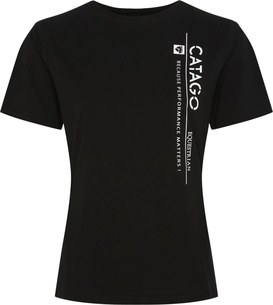 Catago - Dame, t-shirt, Animal - Black