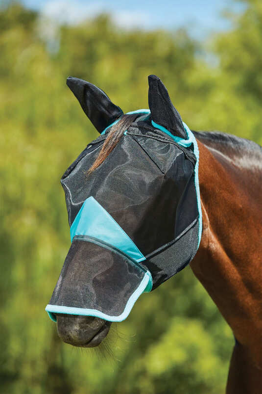 Weatherbeeta - Fluemaske, Comfitec Deluxe Fine Meshmaske Med Ører & Næse