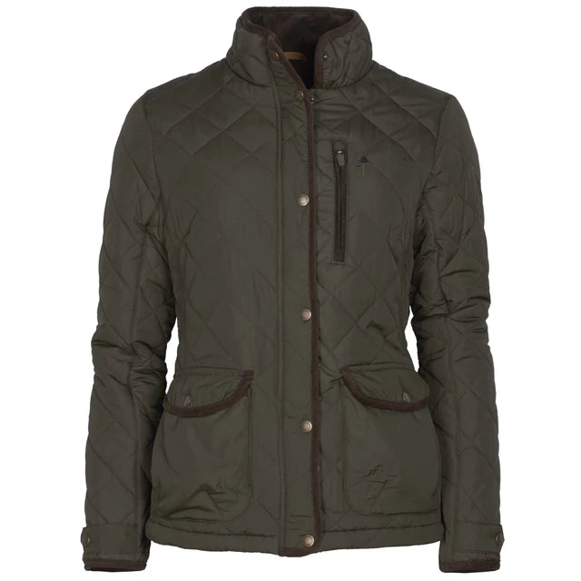 Pinewood - Jakke, Nydala Classic Quilt, Dame, Moss Green