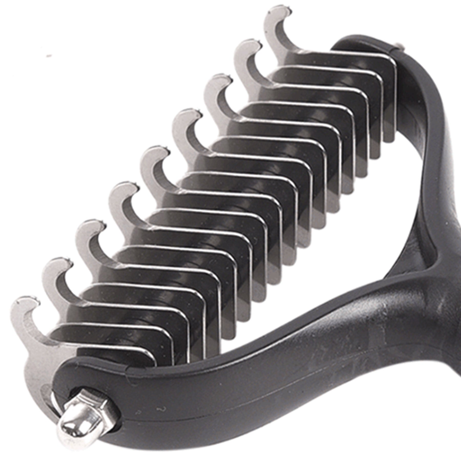 Waldhausen - Dematting comb, black/grey