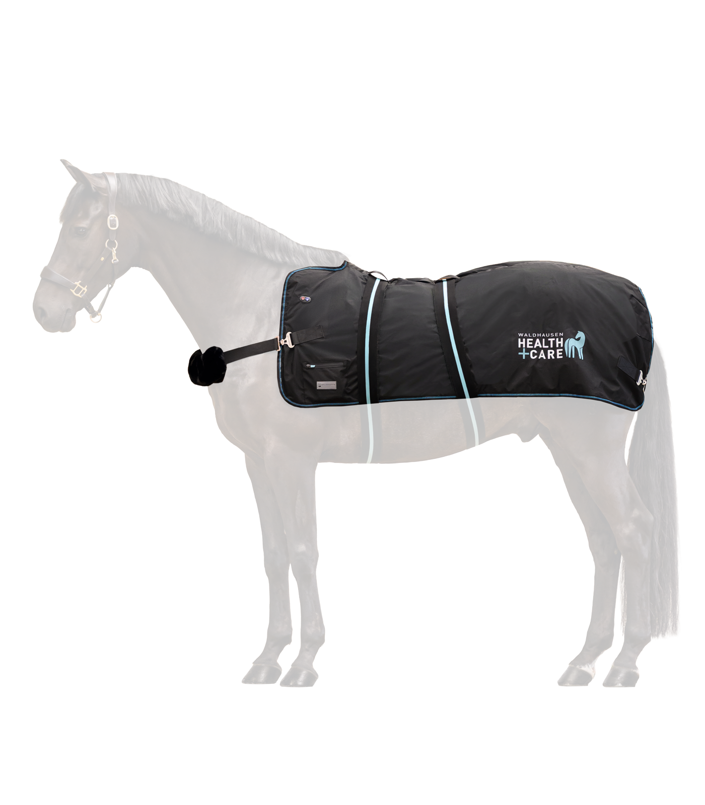 Waldhausen - Waldhausen Health + Care TecSupreme Heating & Massage Rug, black