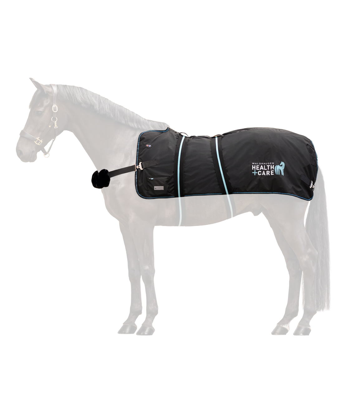 Waldhausen - Waldhausen Health + Care TecSupreme Heating & Massage Rug, black