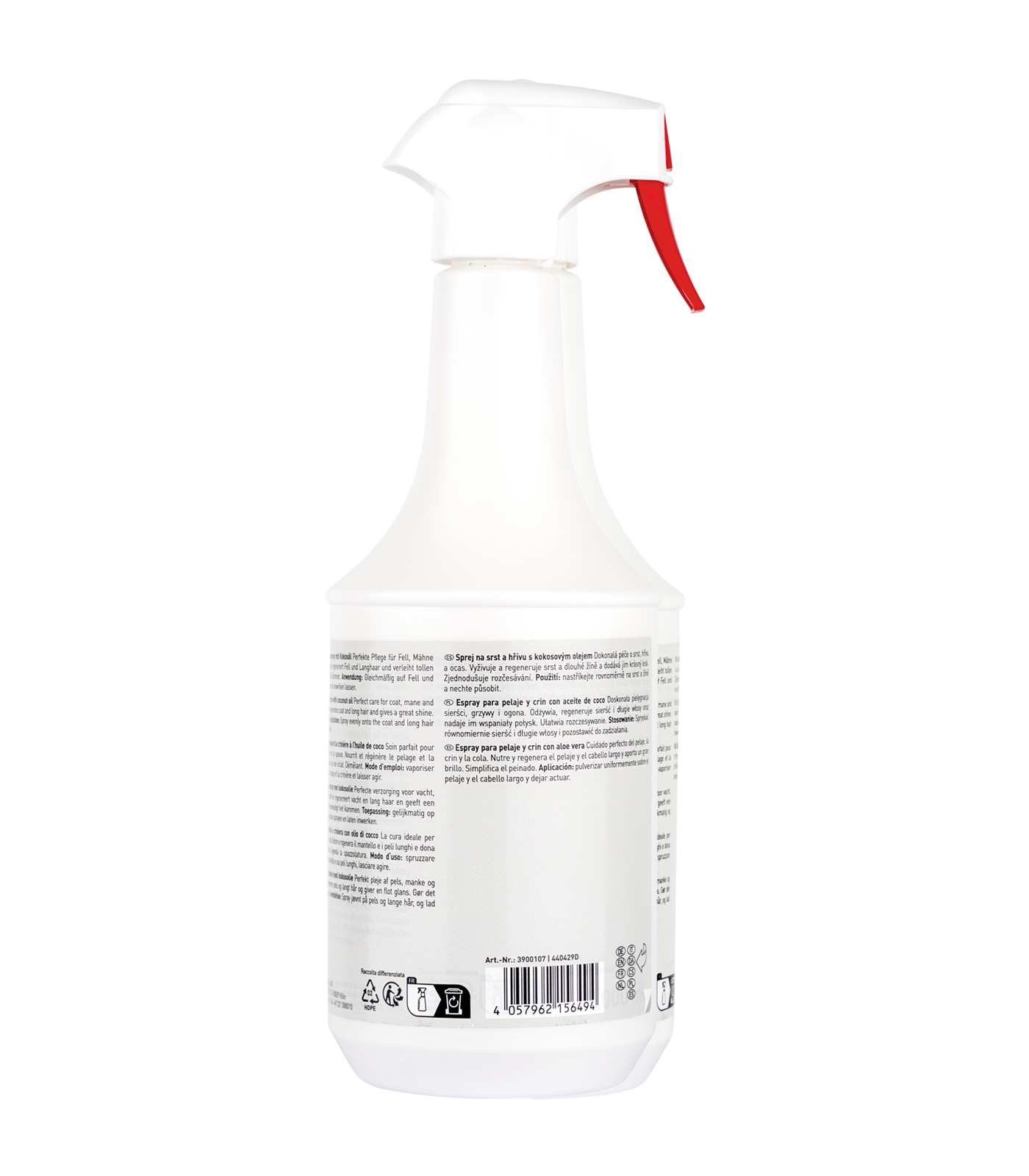 Waldhausen - Coat And Mane Spray With Coconut Oil, 1000 Ml