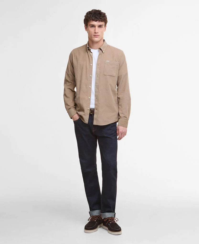 Barbour, Herre, Skjorte, Ramsey- Washed Stone
