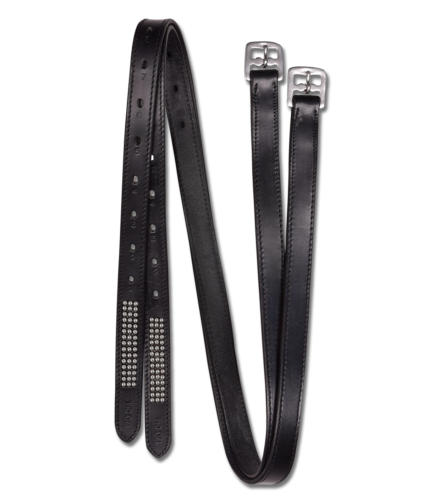STAR - STAR stirrup leathers Silverstar, black