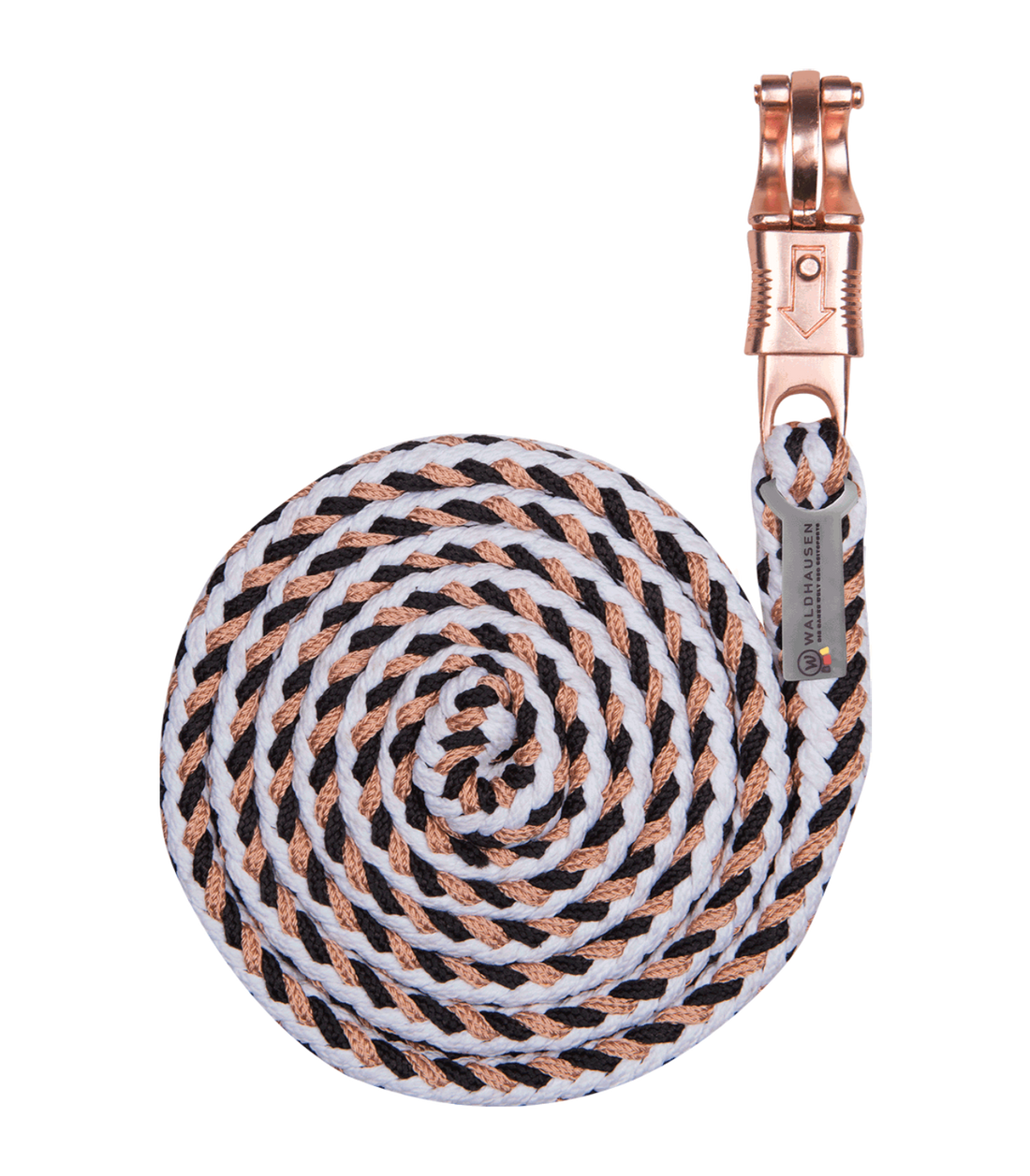 Waldhausen - Lead Rope Rosé Shine, panic hook