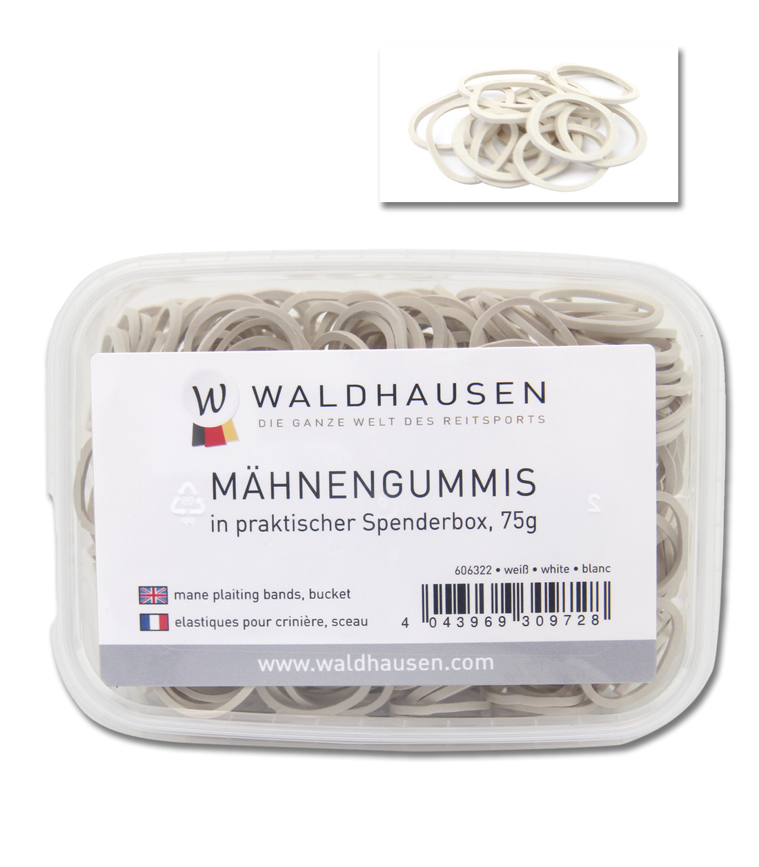 Waldhausen - Rubber Braiding Bands with box