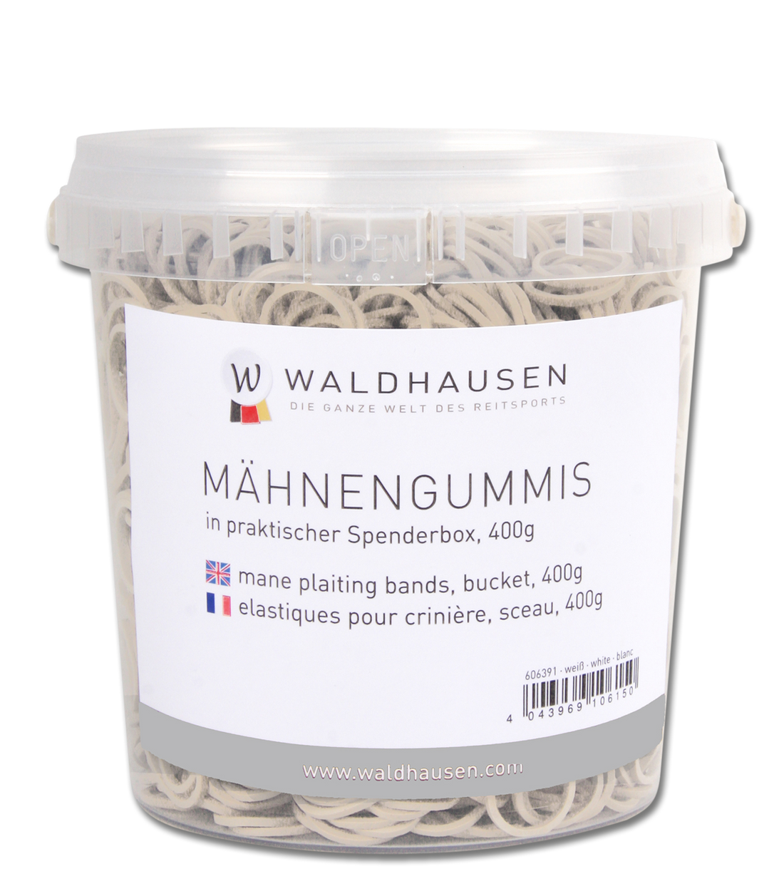 Waldhausen - Mane Plaiting Bands in bucket