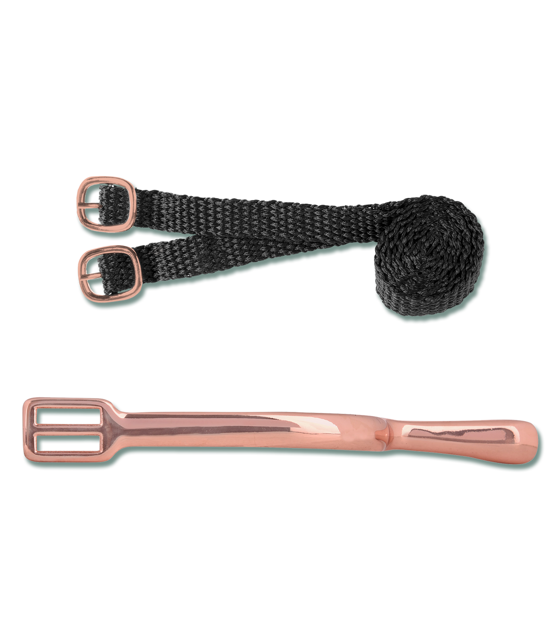 Waldhausen - Spurs rosé gold with Straps, ladies, 20 mm