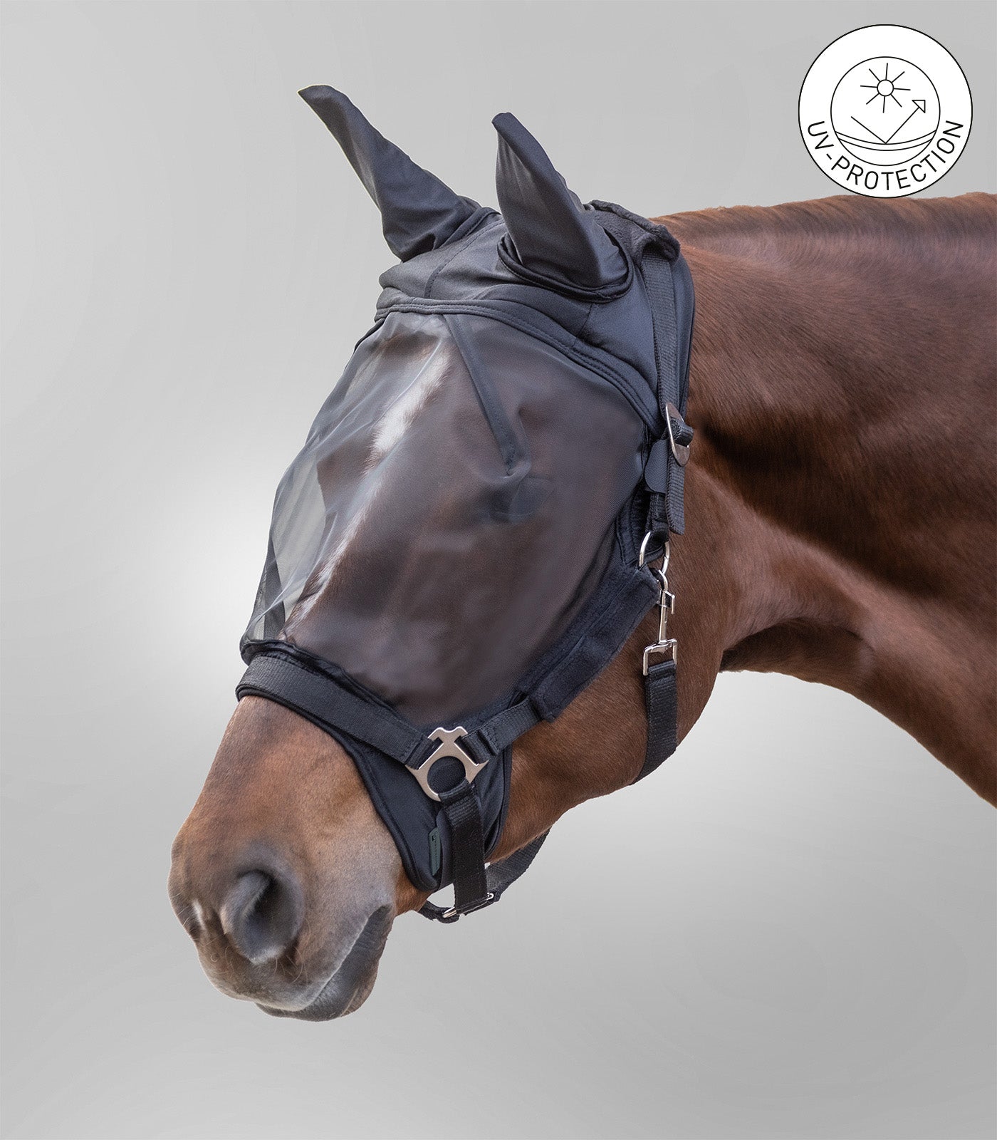 Waldhausen - Fly mask Premium for halter, with ears