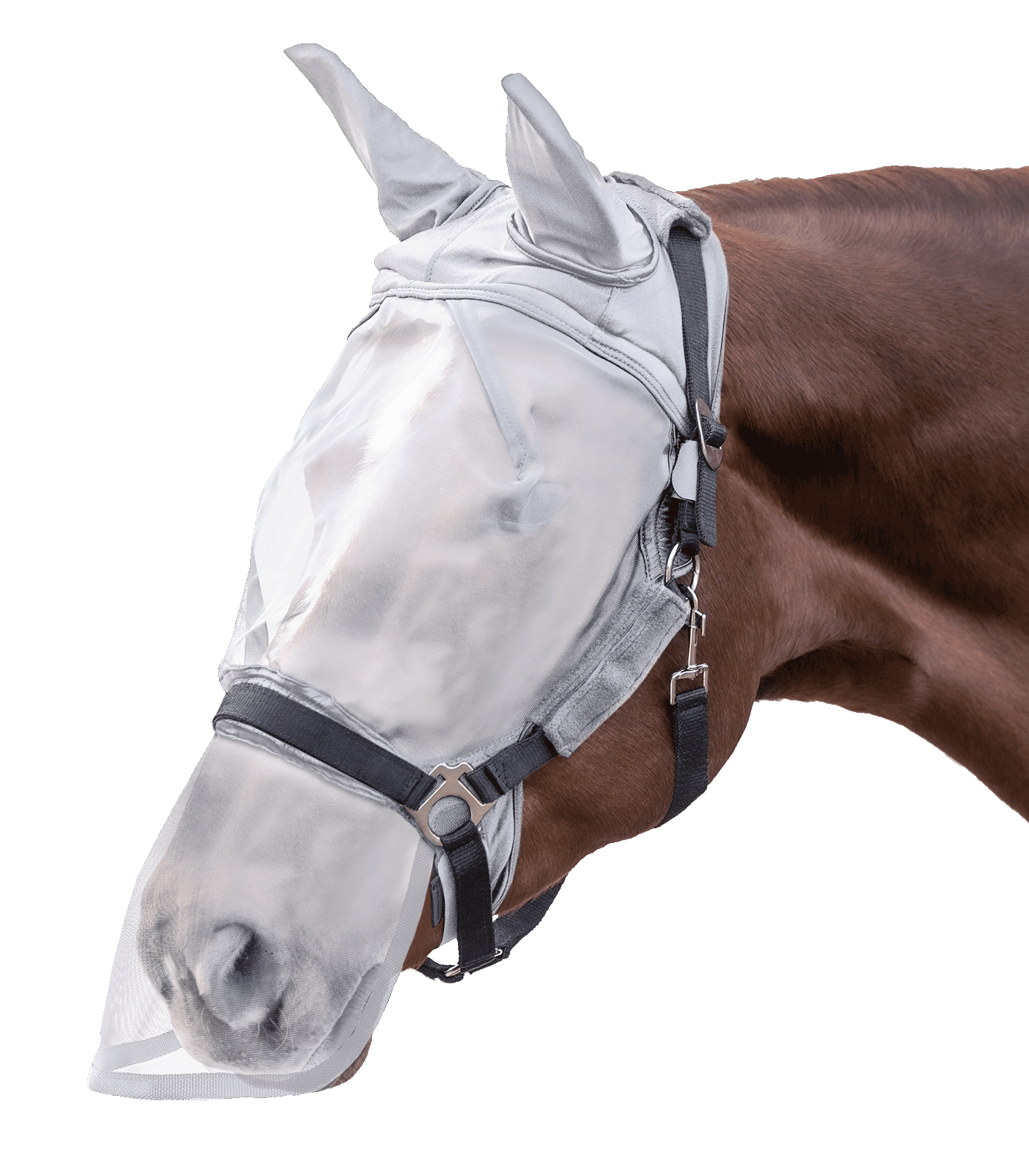 Waldhausen - Fly mask Premium for halter, ears&nose extension