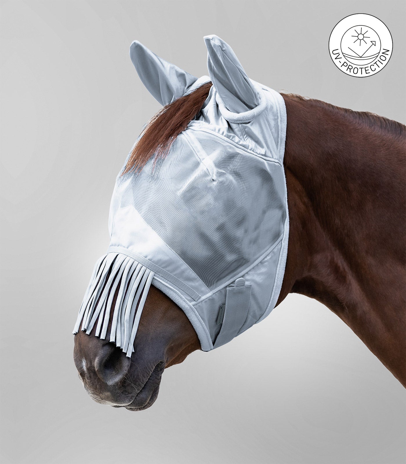 Waldhausen - Fly mask with ears and fringes on nose