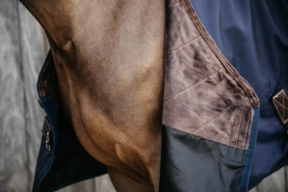 Kentucky - Turnout, udedækken, all weather waterproof pro navy, 160 g