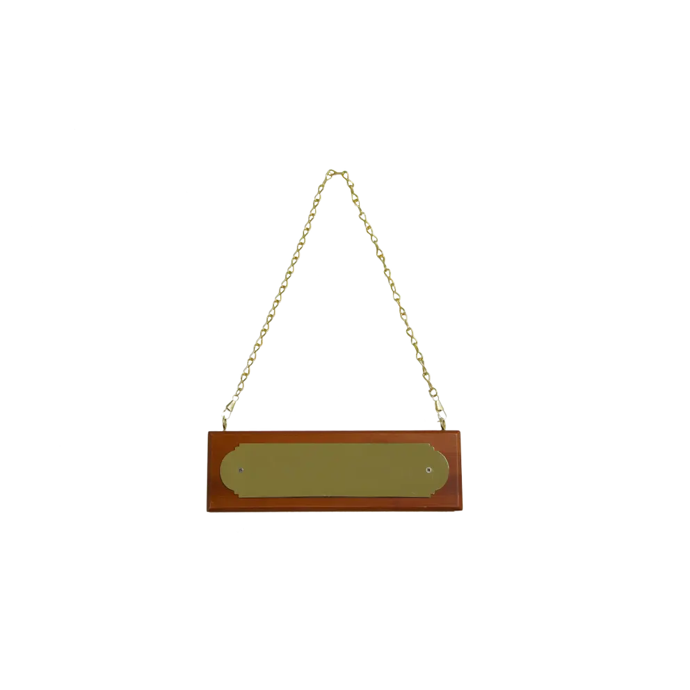 Kentucky - navneskilt guld 220mm