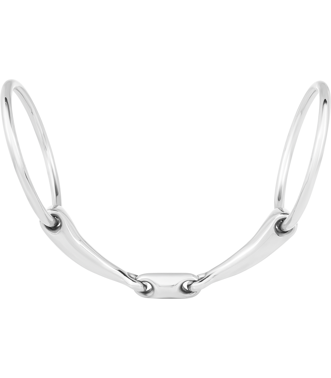 Waldhausen - Snaffle Bit, double jointed, stainless steel, R: 7cm, W: