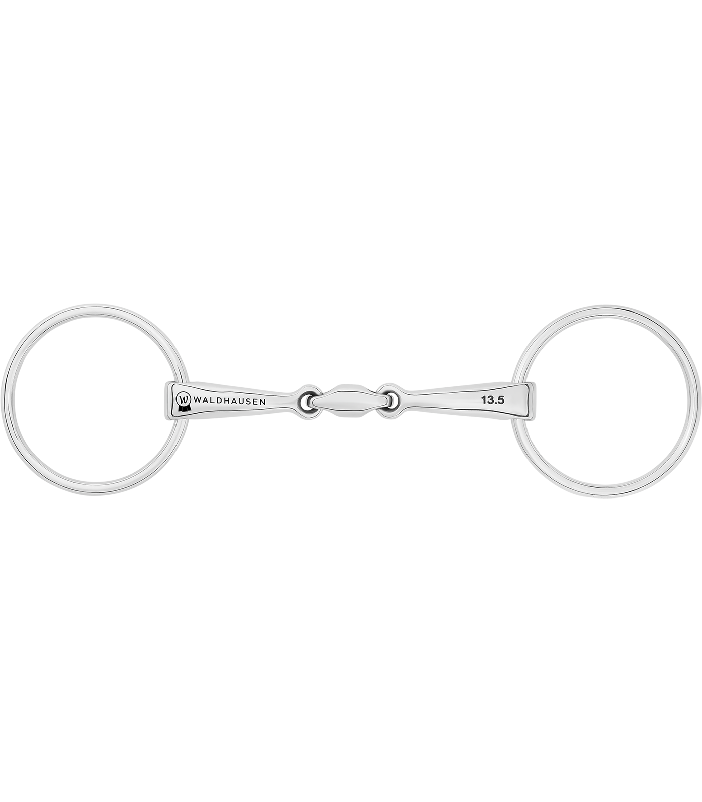 Waldhausen - Snaffle Bit anatomical , double jointed, stainless steel, R: 7cm, W: