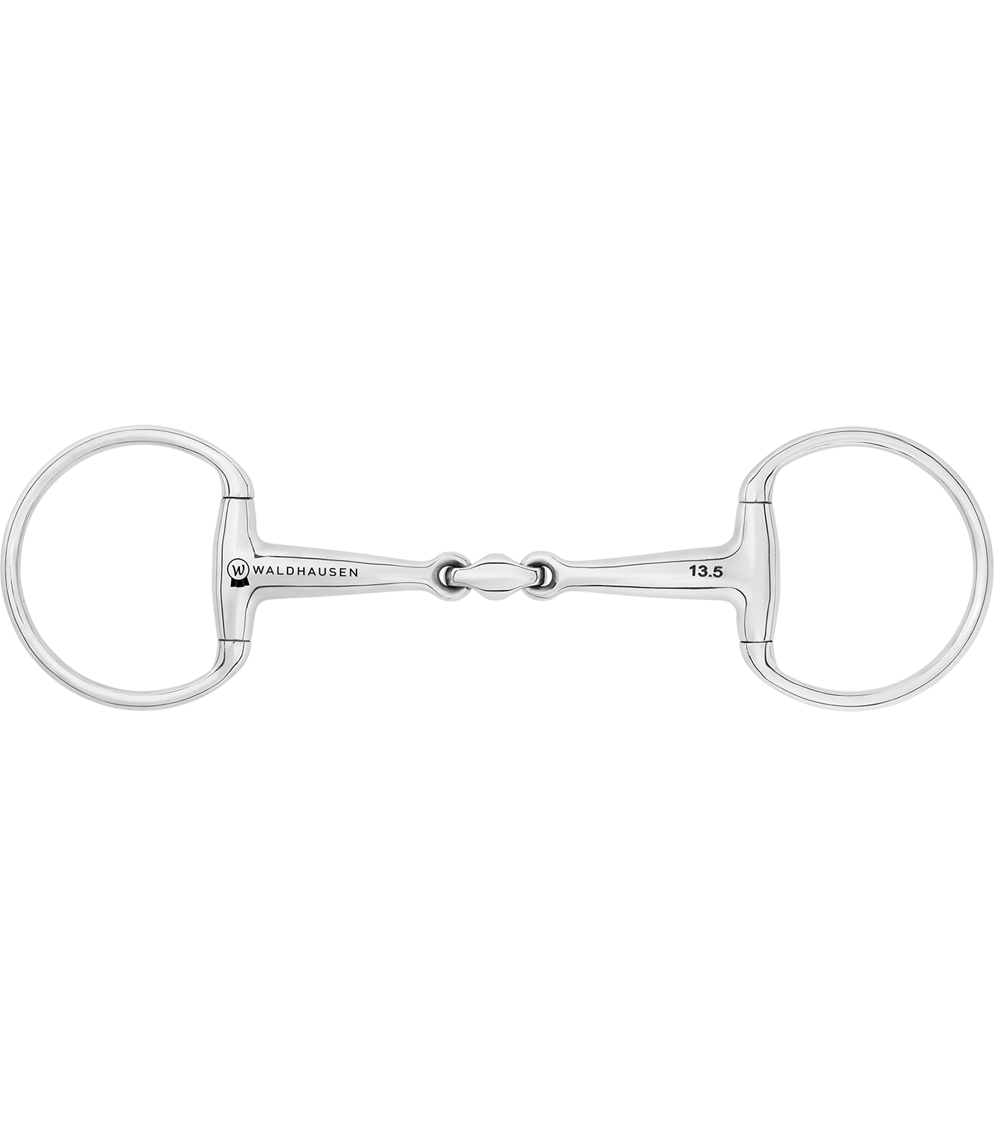 Waldhausen - EggbuttBit, double jointed, stainless steel, R: 7cm, W: