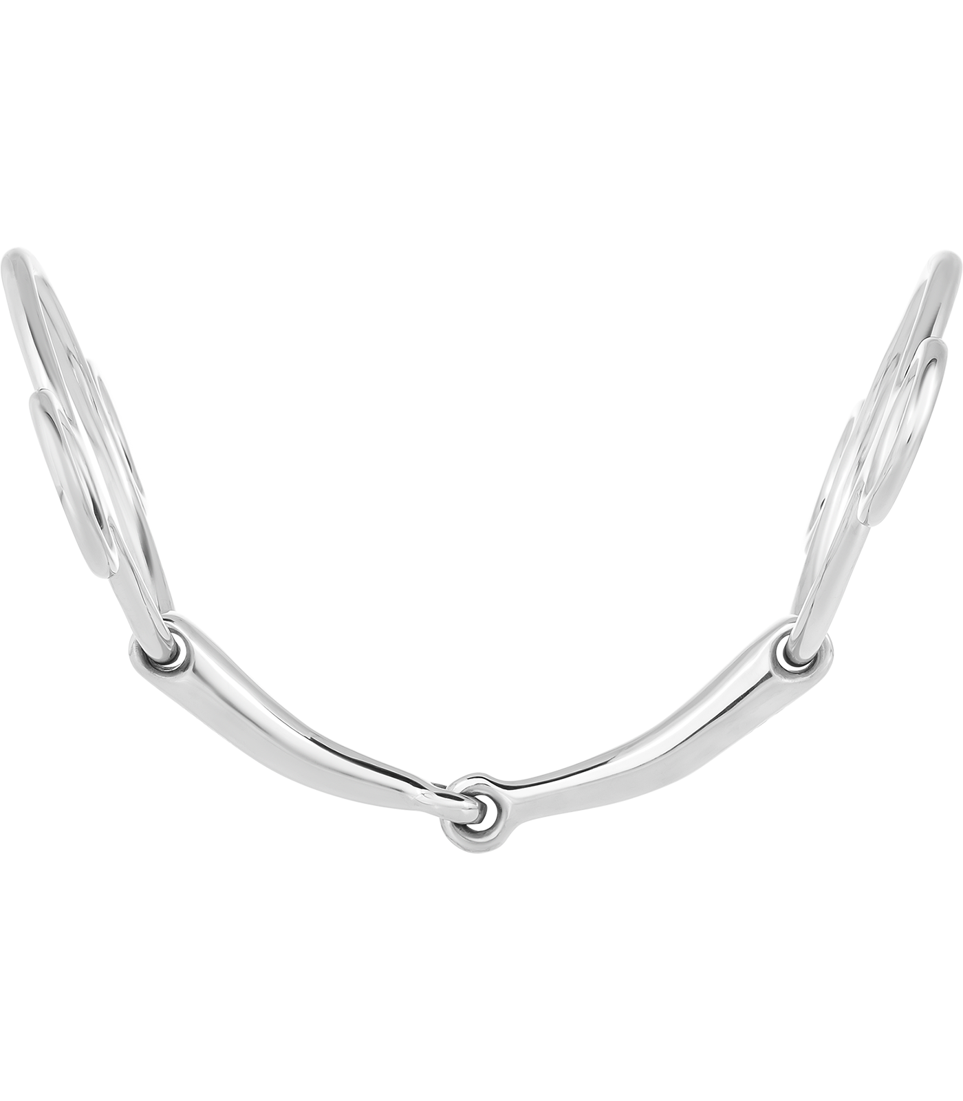 Waldhausen - 3-Ring bit, single jointed, stainless steel, R: 7cm, W: