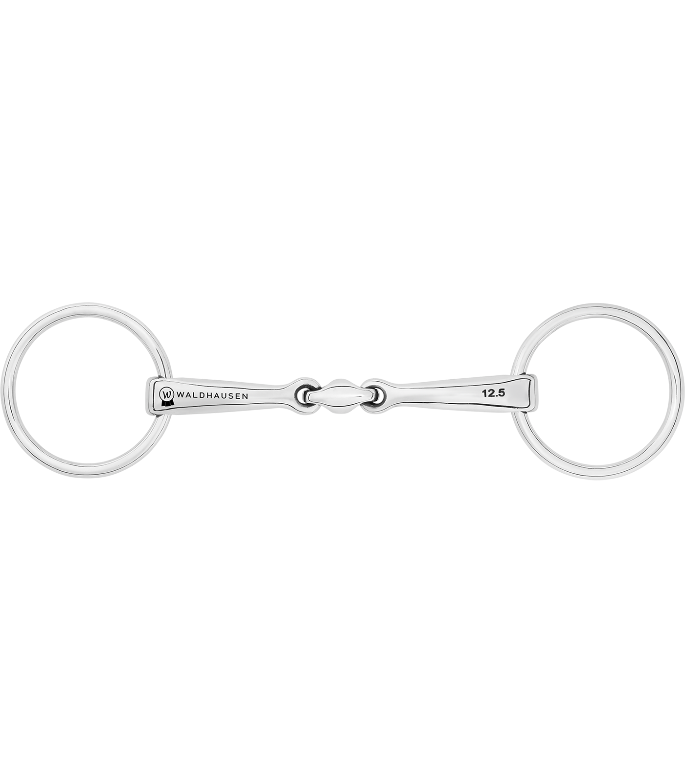 Waldhausen - Bridoon, double jointed, stainless steel, R: 5.5cm, W: