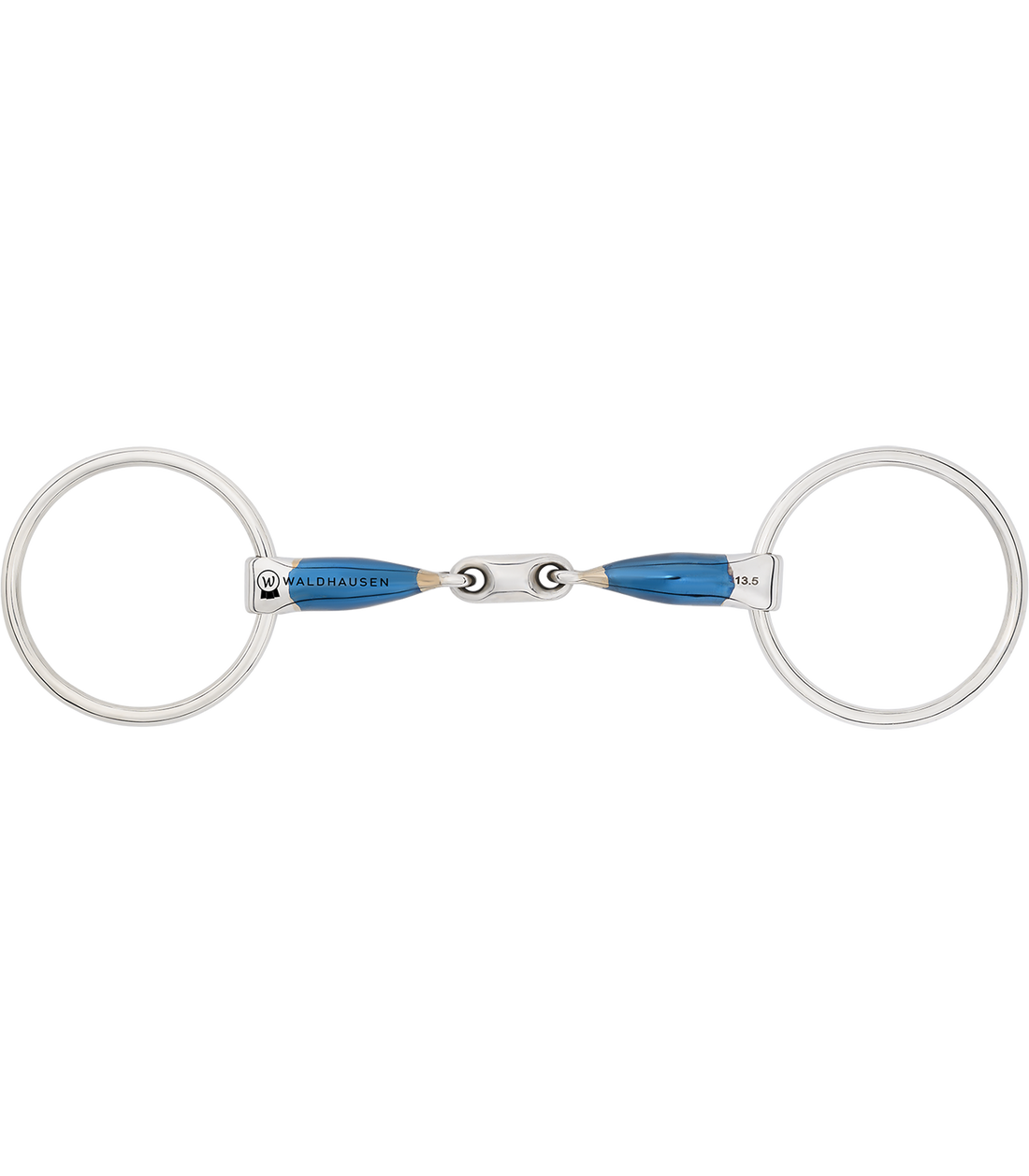 Waldhausen - Sweet Iron Snaffle Bit, double jointed, R: 7cm, W: