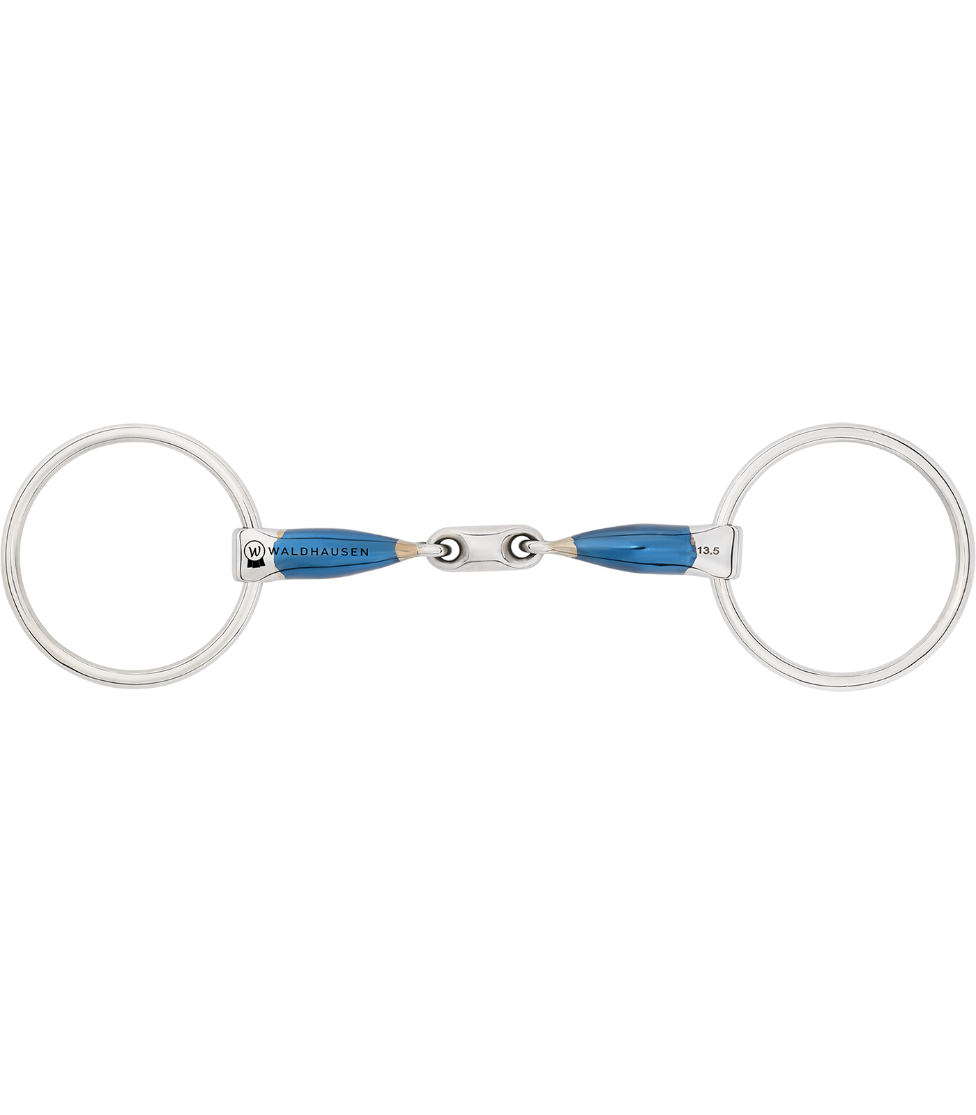 Waldhausen - Sweet Iron Snaffle Bit, double jointed, R: 7cm, W: